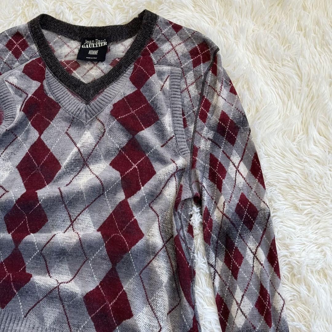 Jean Paul Gaultier Homme Power Net Knit Sweater L