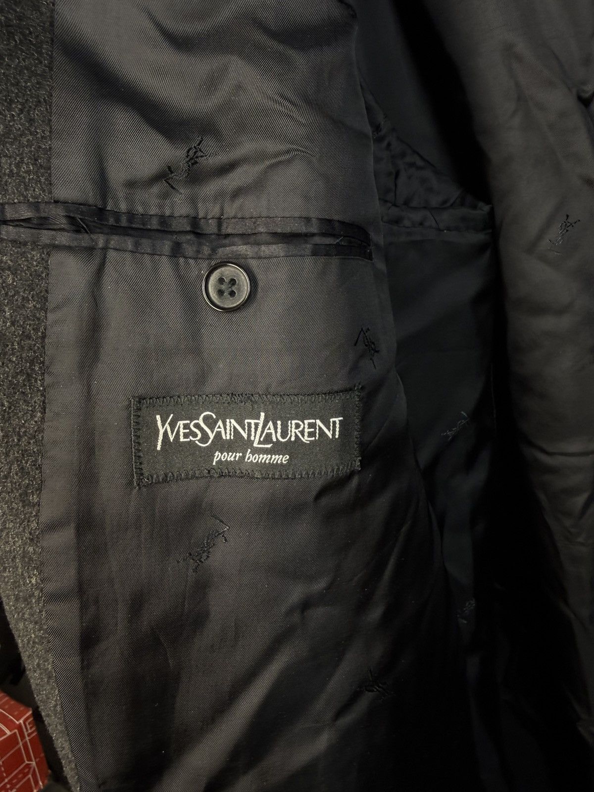 Yves Saint Laurent Loro Piana x YSL Coat Wool Grey Heavy Soft Long Italy Size US XL / EU 56 / 4 - 4 Thumbnail