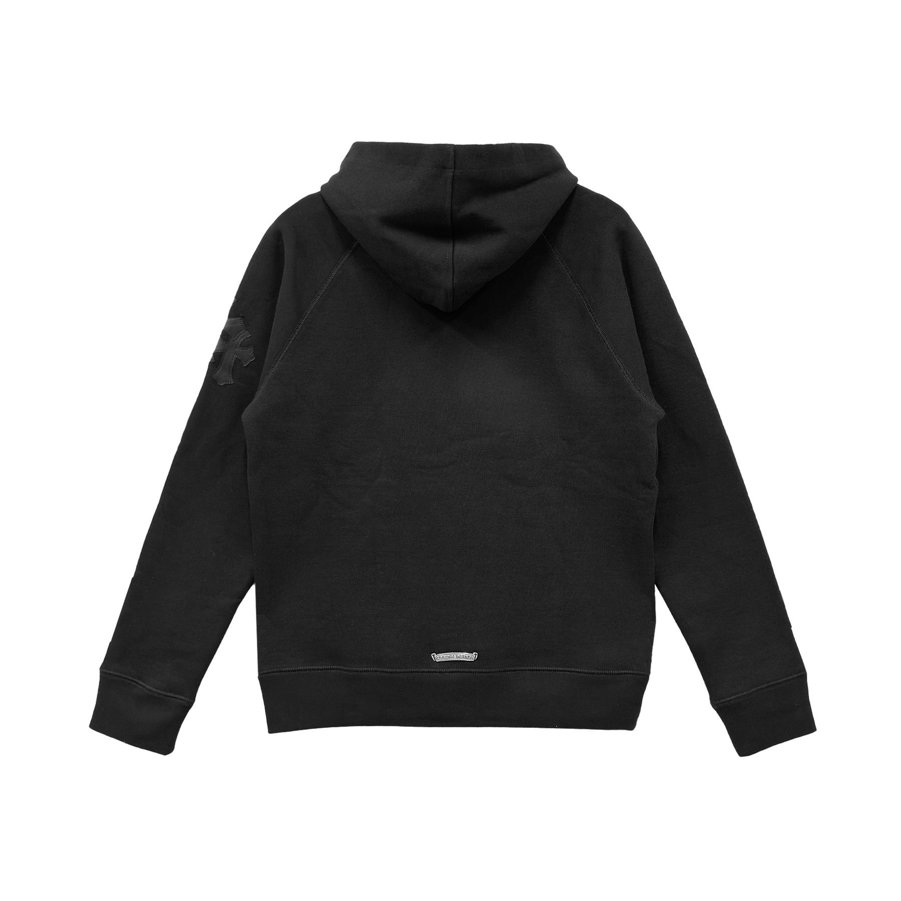 Chrome Hearts Chrome Hearts Triple Cross Leather Black Pullover Hoodie Size S / US 4 / IT 40 - 2 Thumbnail