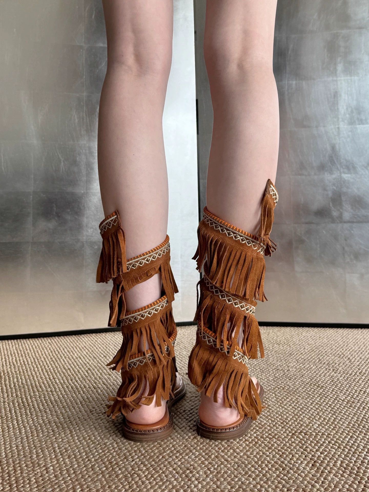 Other Vintage Italian suede tassel sandals Size 38 Size US 7.5 / IT 37.5 - 7 Thumbnail