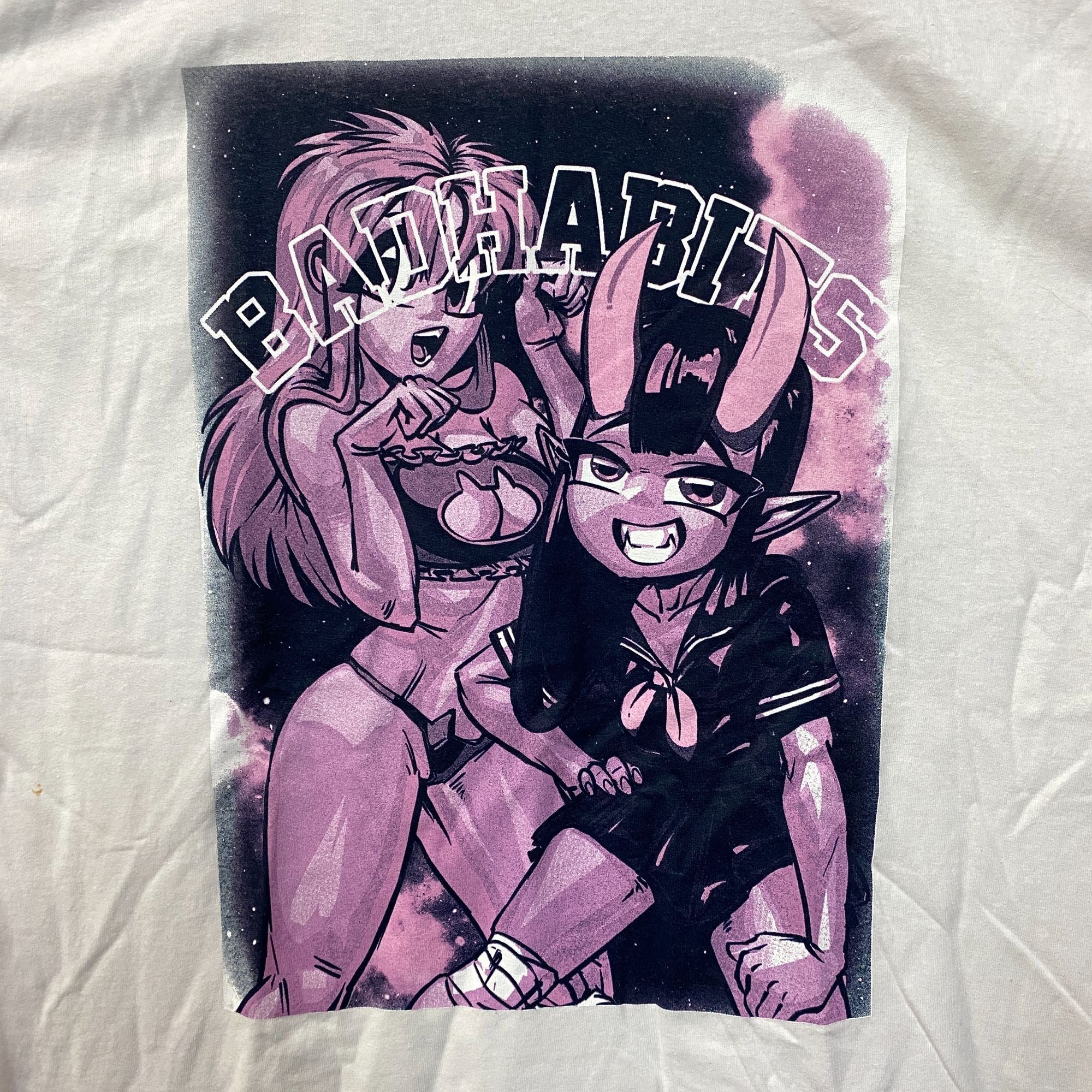 Anime Bad Habit Devil School Girl Waifu Anime T-Shirt Large Size US L / EU 52-54 / 3 - 2 Thumbnail
