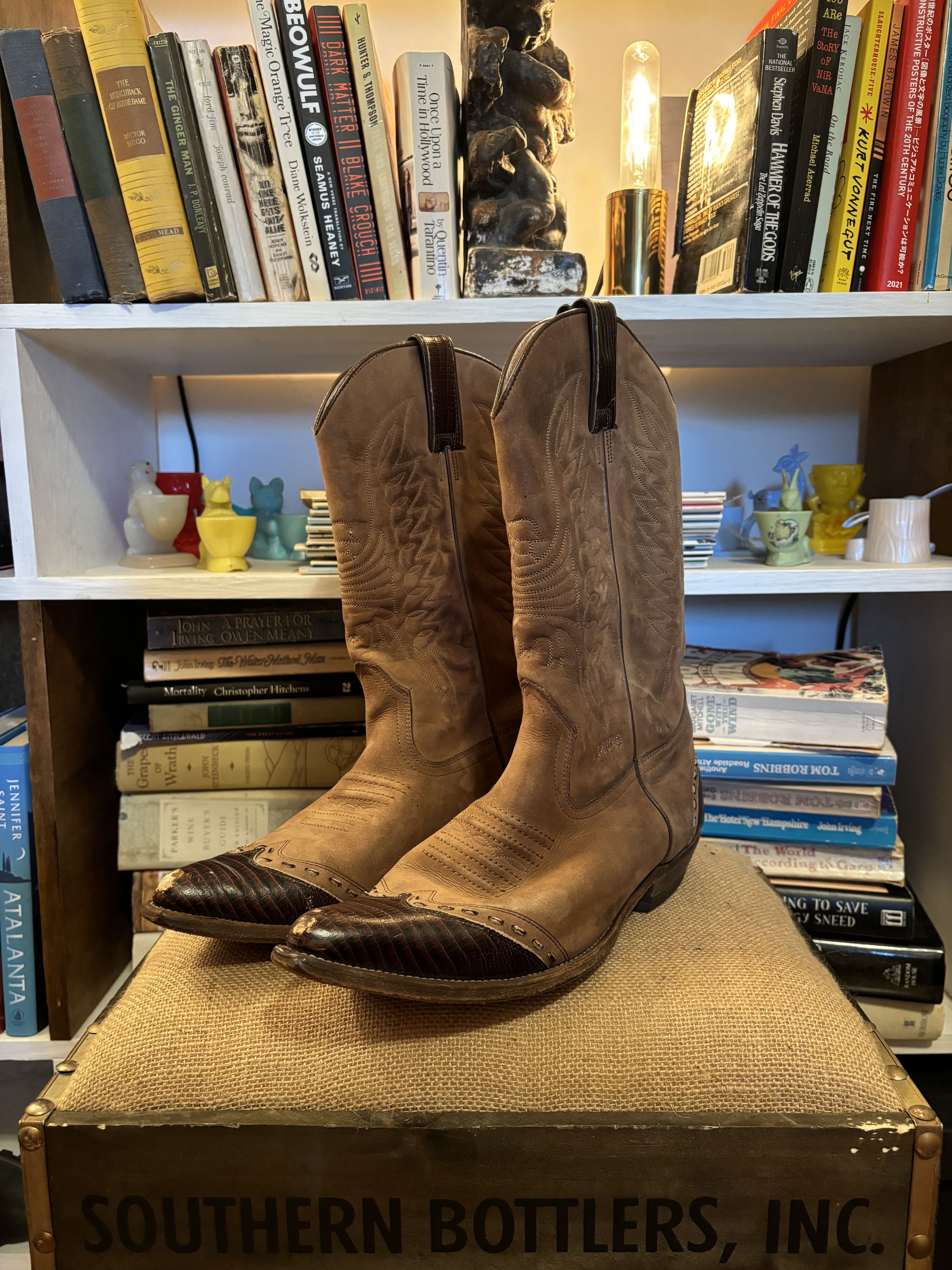 Sancho Boots Leather Cowboy Boots Size US 11 / EU 44 - 2 Thumbnail