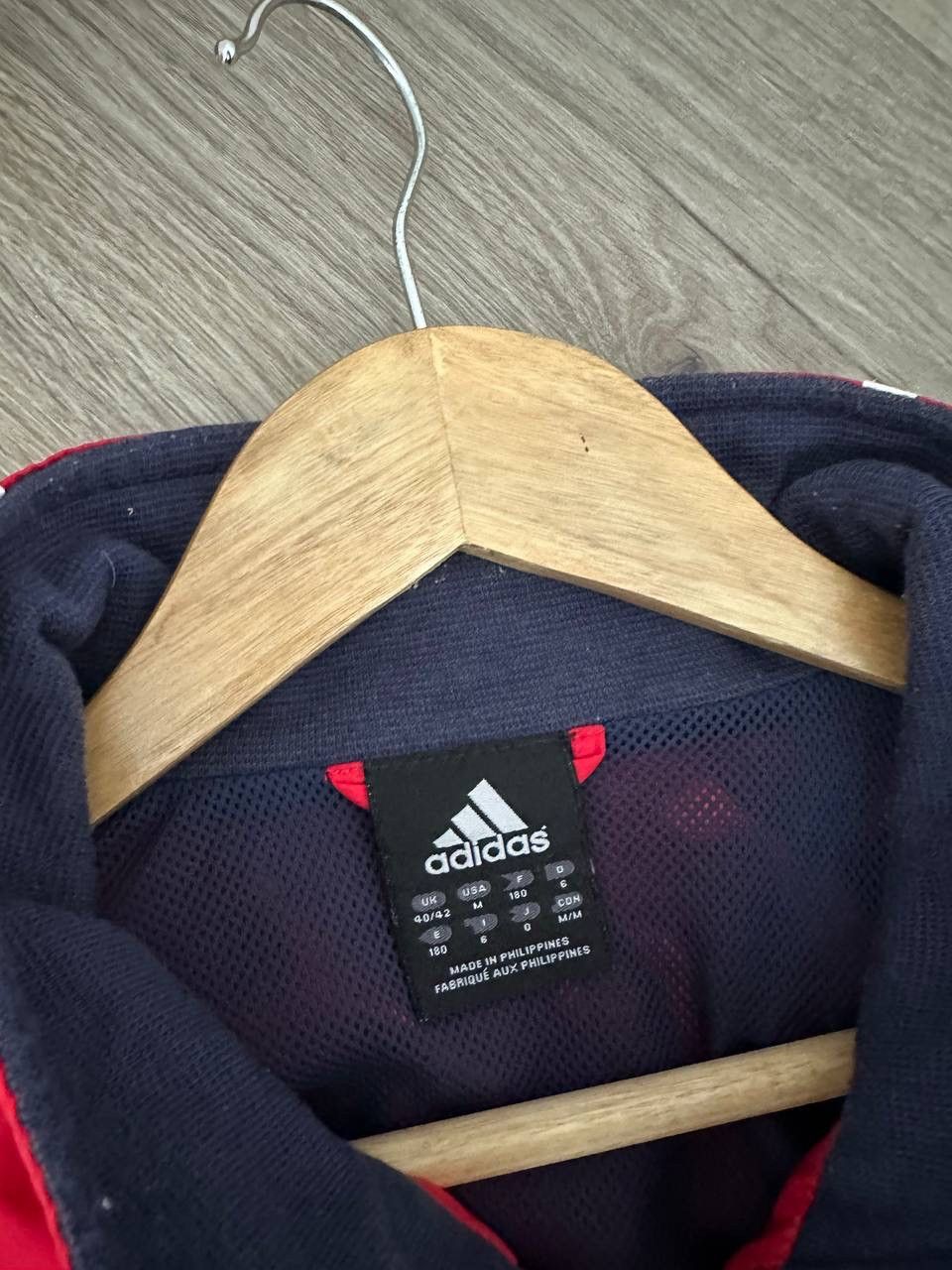 Adidas × Vintage Vintage Adidas Nylon Drill Sportswear Tracksuit Size 38R - 8 Thumbnail