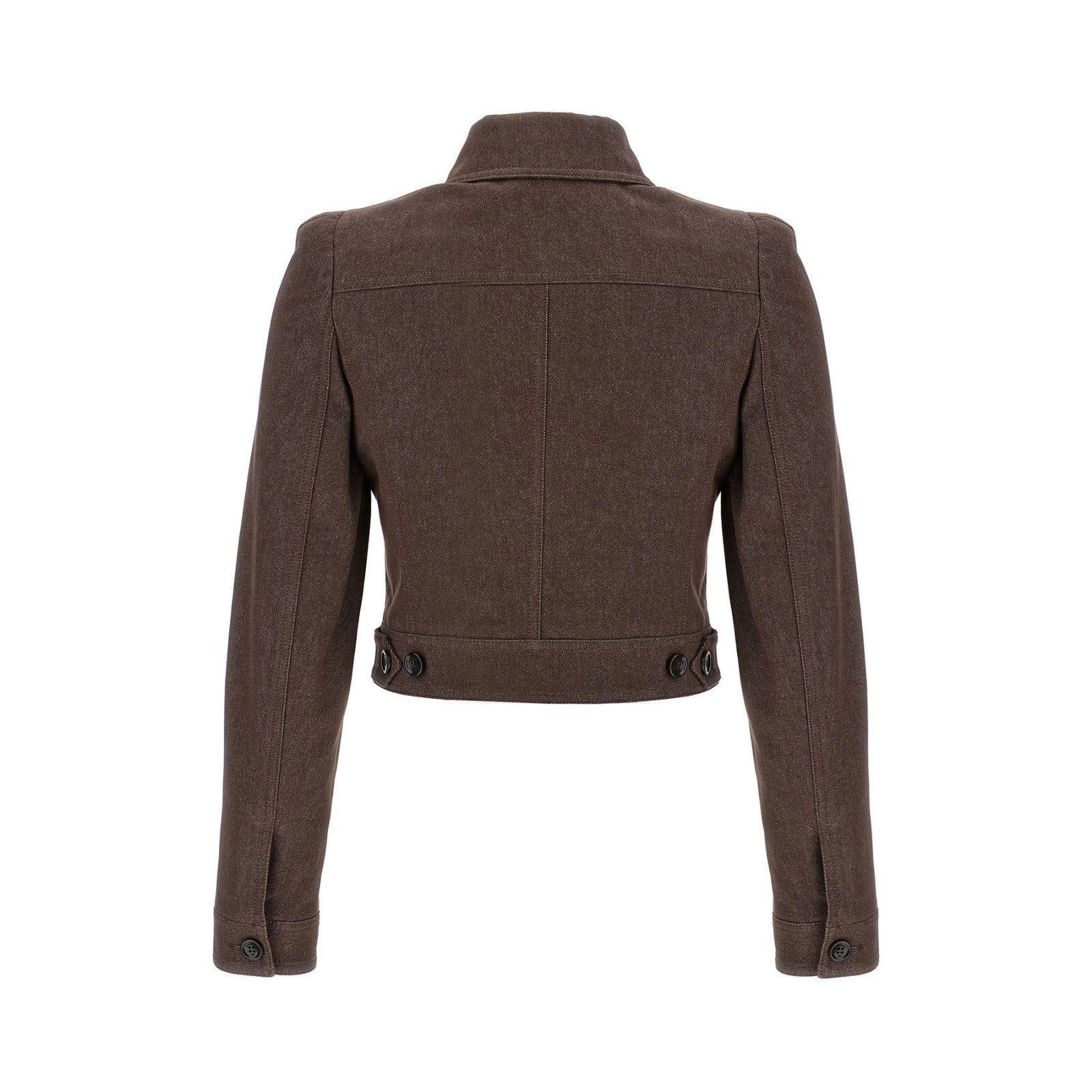 Max Mara MAX MARA Carpa Brown Denim Blazer Jacket New & Authentic (Wo Size XS / US 0-2 / IT 36-38 - 2 Thumbnail