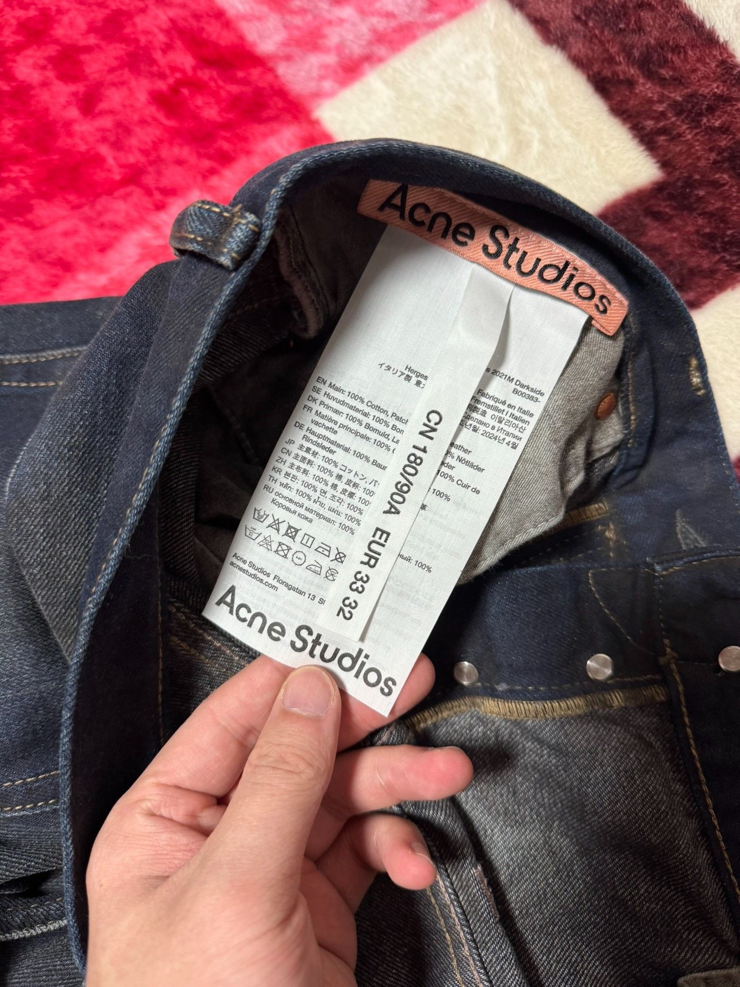 Acne Studios Acne studios Wash to make old water corrugated jeans Nextar Size US 33 - 5 Thumbnail