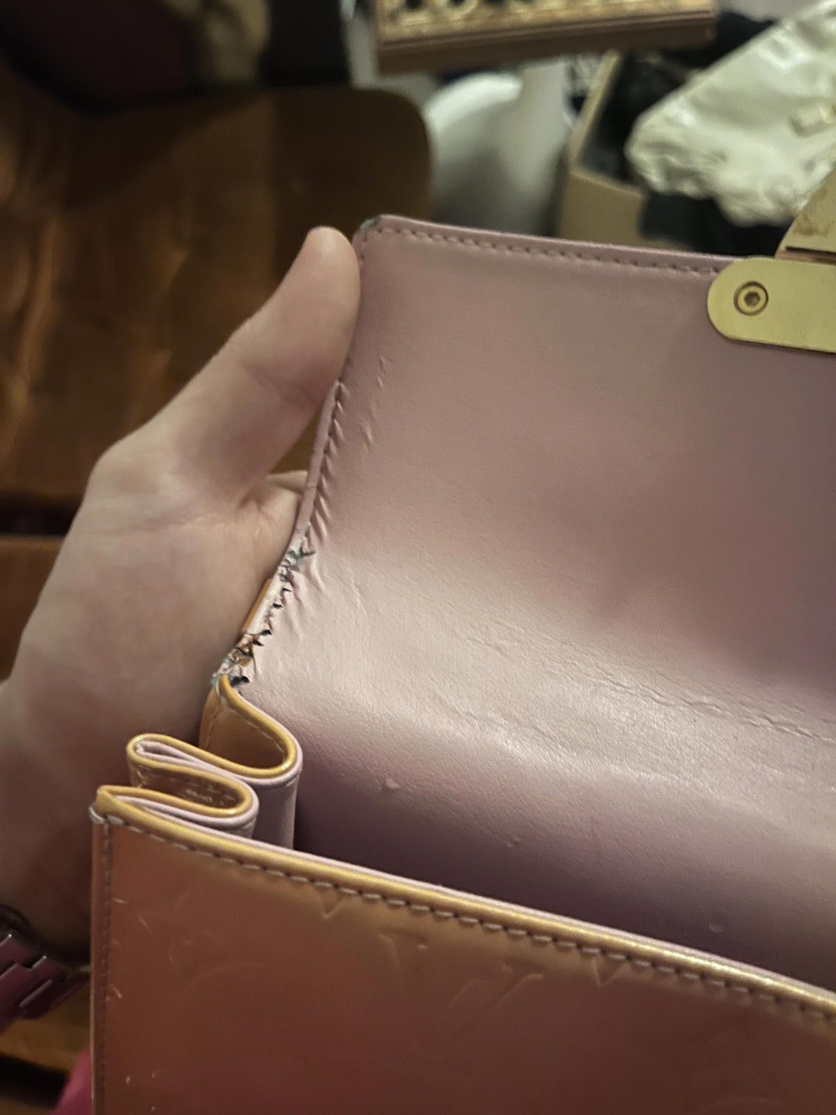 Louis Vuitton Louis Vuitton - Vintage Monogram Vernis Leather Top Handle S Size ONE SIZE - 5 Thumbnail