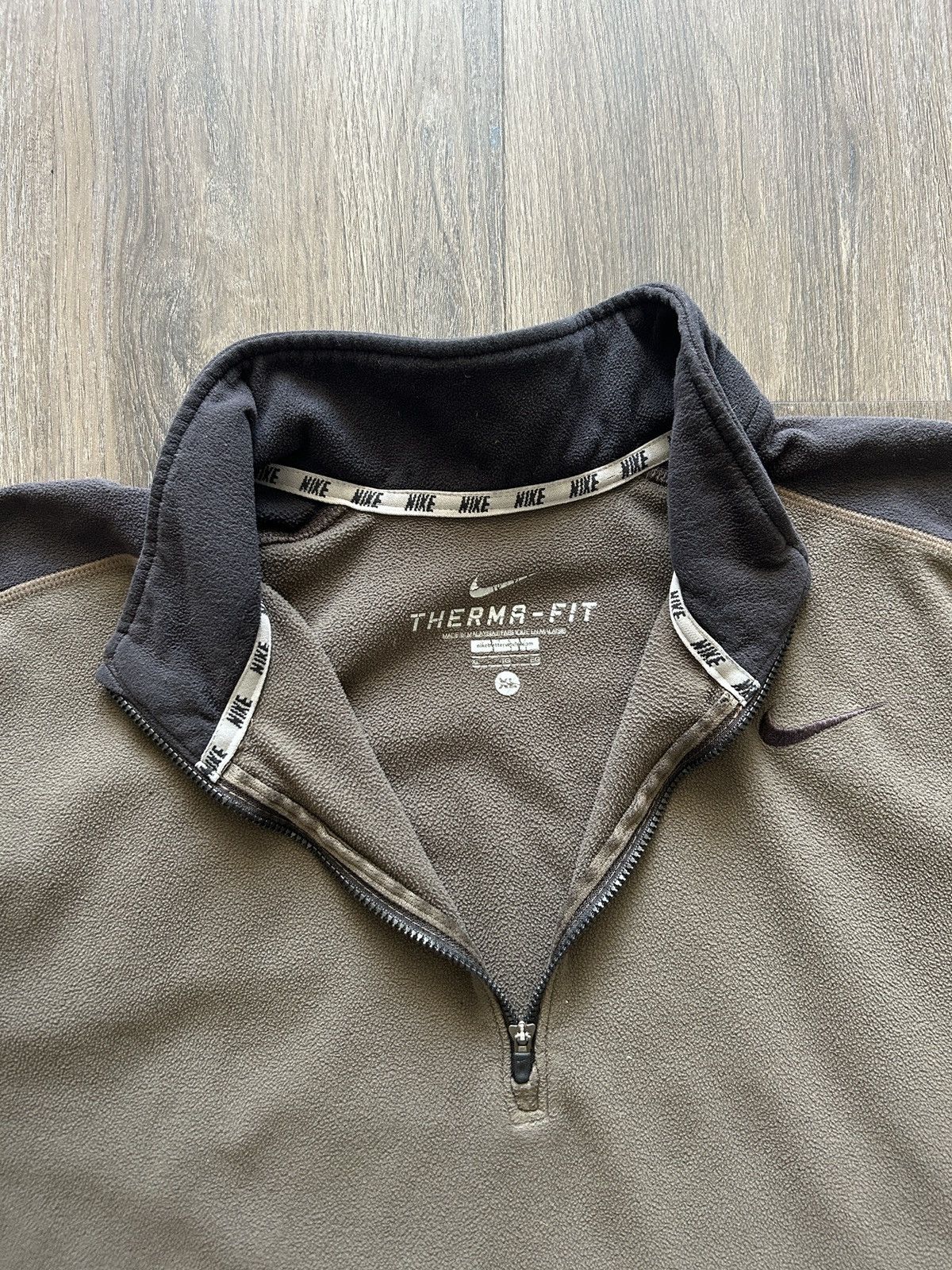Nike Nike Retro Therma-Fit Quarter Zip Fleece Sweatshirt Mens XL Size US XL / EU 56 / 4 - 4 Thumbnail