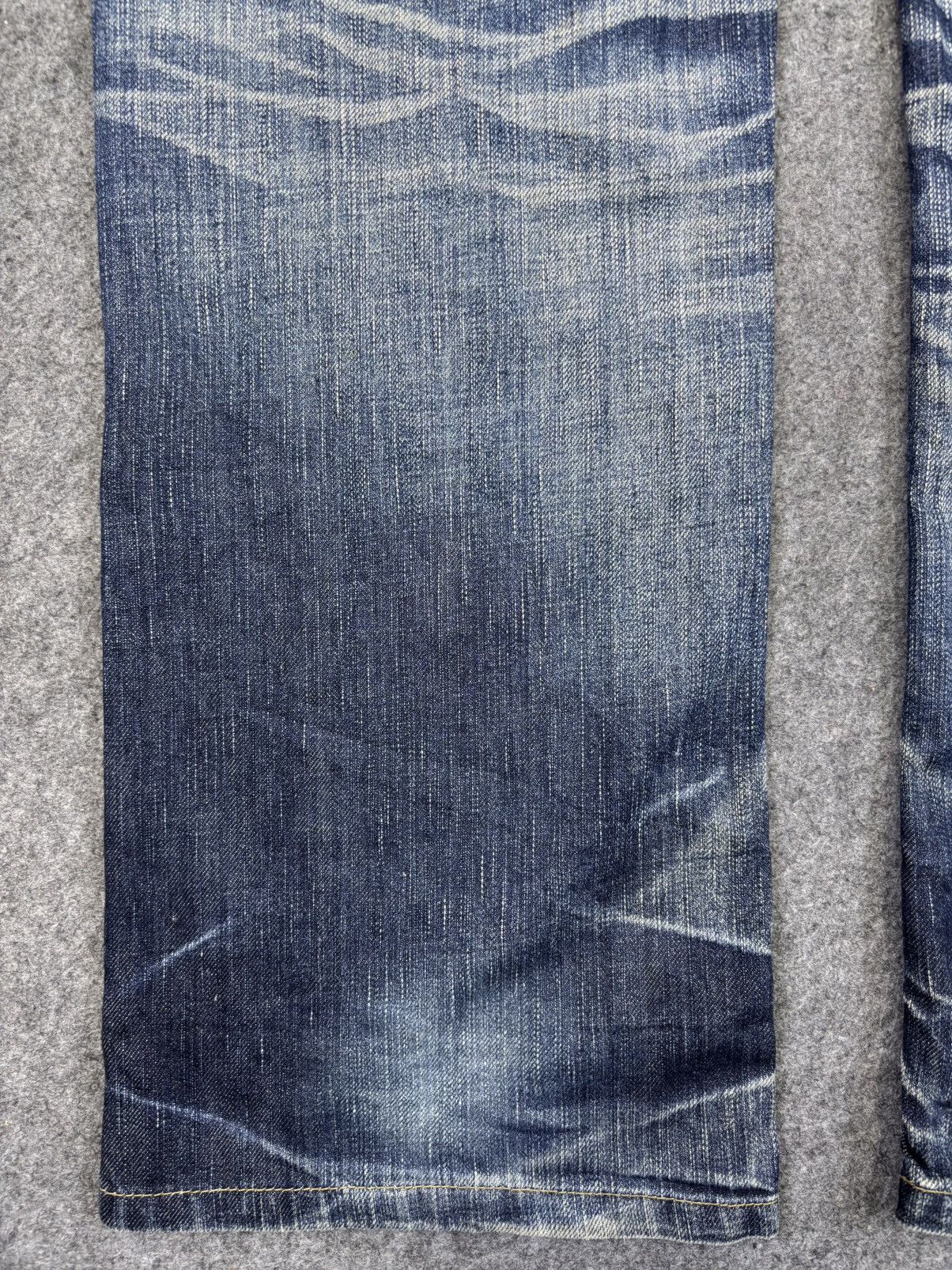 Edwin 💥Thrashed💥Sick Edwin Raw Fades Bush Denim F940 Size US 32 / EU 48 - 18 Thumbnail