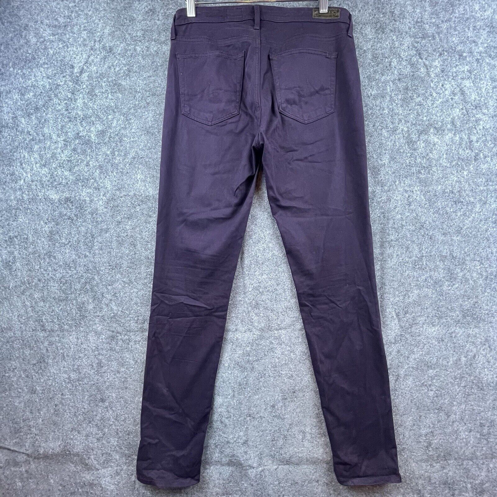 AG Adriano Goldschmied Adriano Goldschmied Jeans 28 Purple Prima Mid Rise Cigarette Size 28" / US 6 / IT 42 - 2 Thumbnail