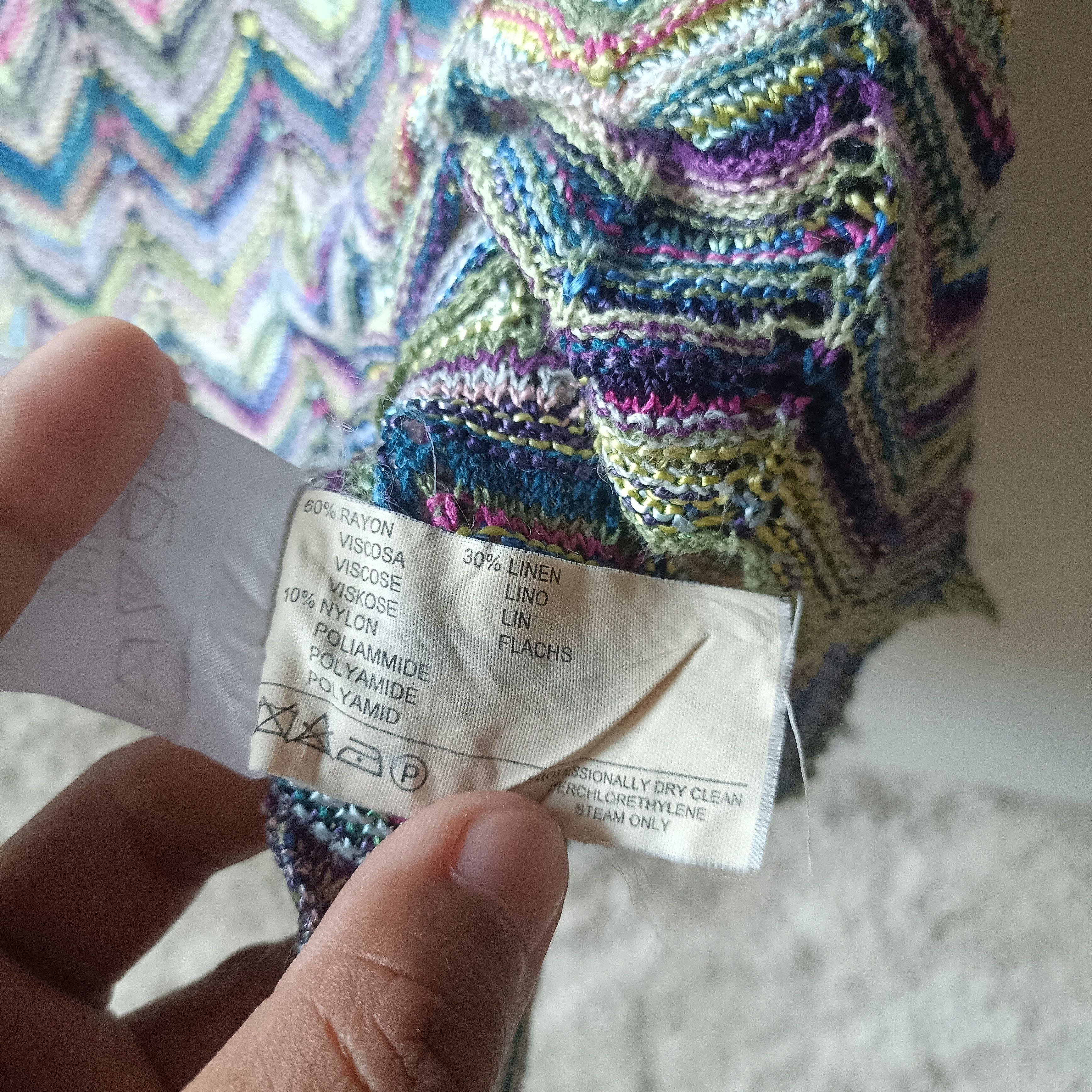 Missoni Missoni Top Knitted patern linen mix rayon Size M / US 6-8 / IT 42-44 - 8 Thumbnail