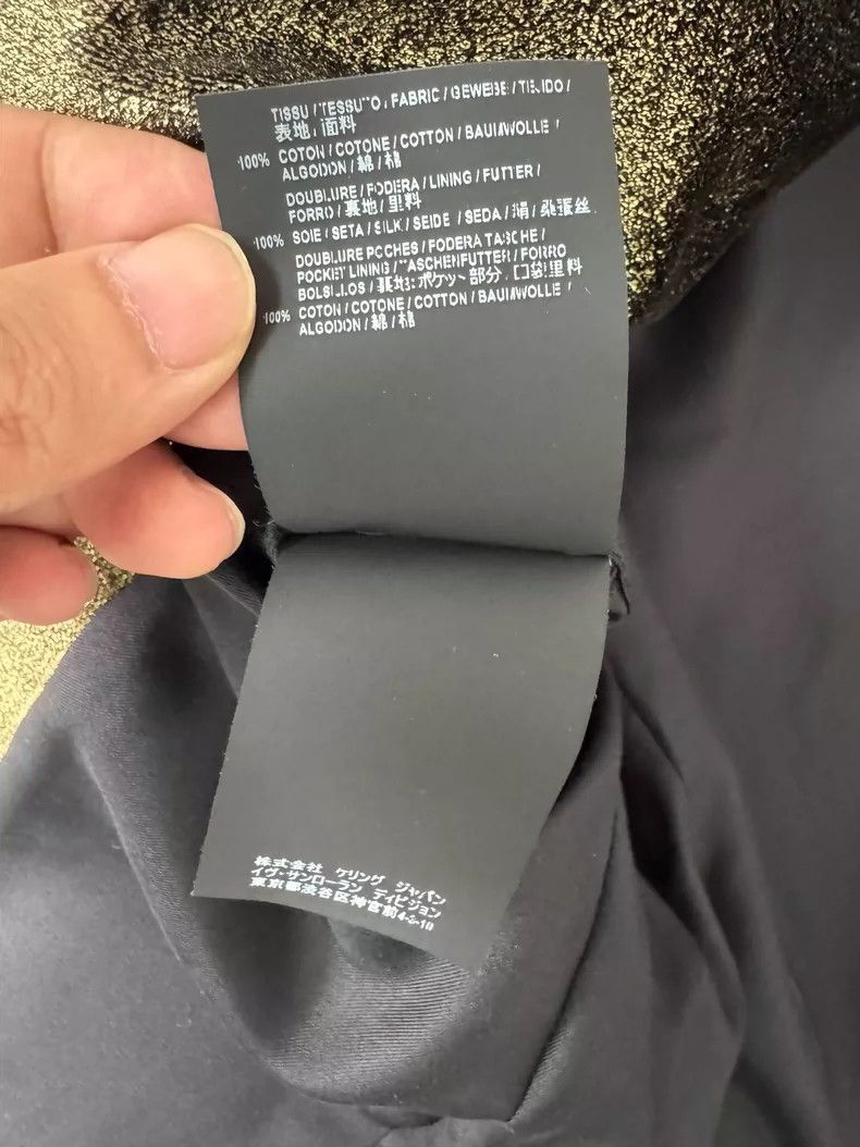 Saint Laurent Paris SAINT LAURENT Gold Thread Blazer Size US M / EU 48-50 / 2 - 7 Thumbnail