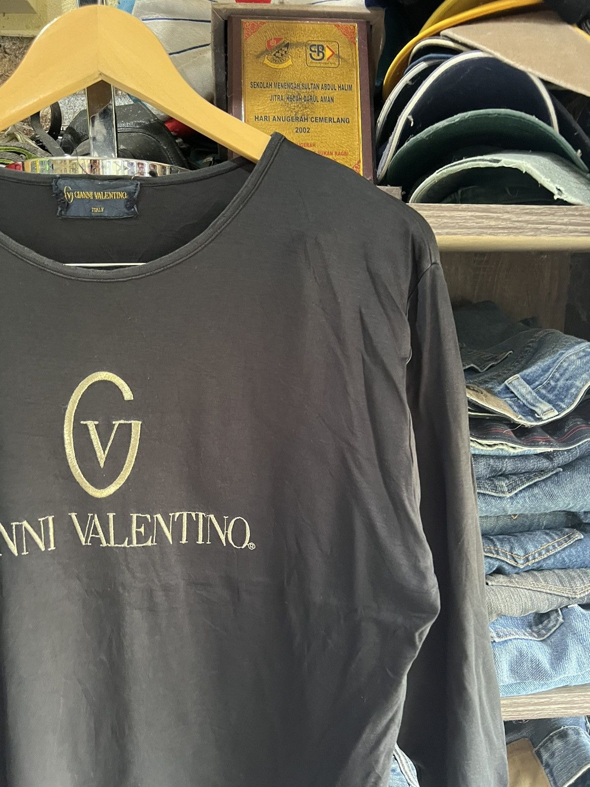 Gianni Valentino 🔥Gianni Valentino Embroidery Logo Long Sleeves Size US S / EU 44-46 / 1 - 4 Thumbnail