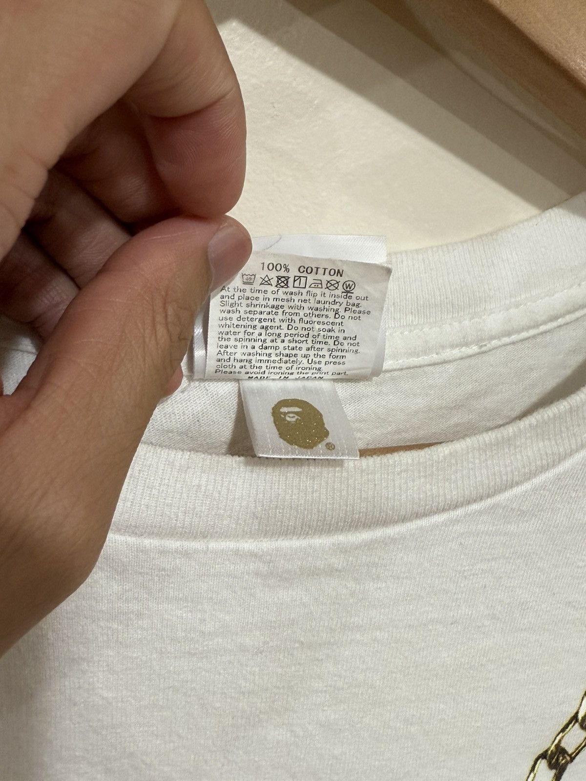 Bape BAPE x Comme des Garcons Osaka 2 Tee White Size US XL / EU 56 / 4 - 6 Thumbnail