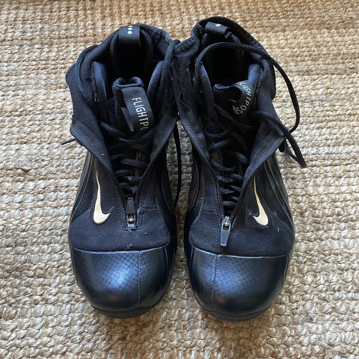 Nike Nike Air Flightposites 2013 Black Carbon Fiber Size US 10 / EU 43 - 3 Thumbnail