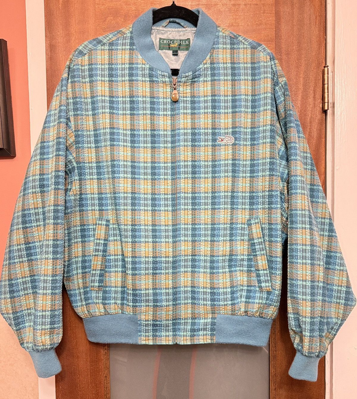 Other Crocodile International Men’s Vintage Plaid Bomber Jacket Size US L / EU 52-54 / 3 - 1 Thumbnail