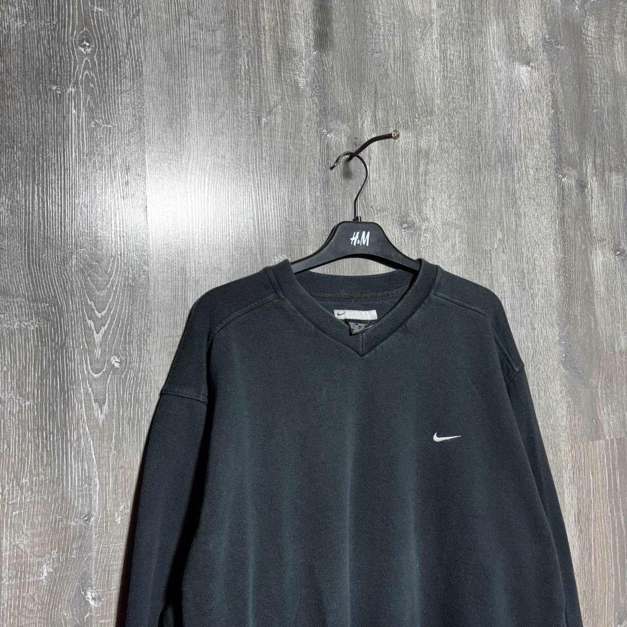 Nike Vintage Nike 00s Rare Sweatshirt Small Logo Black size L Size US L / EU 52-54 / 3 - 2 Thumbnail