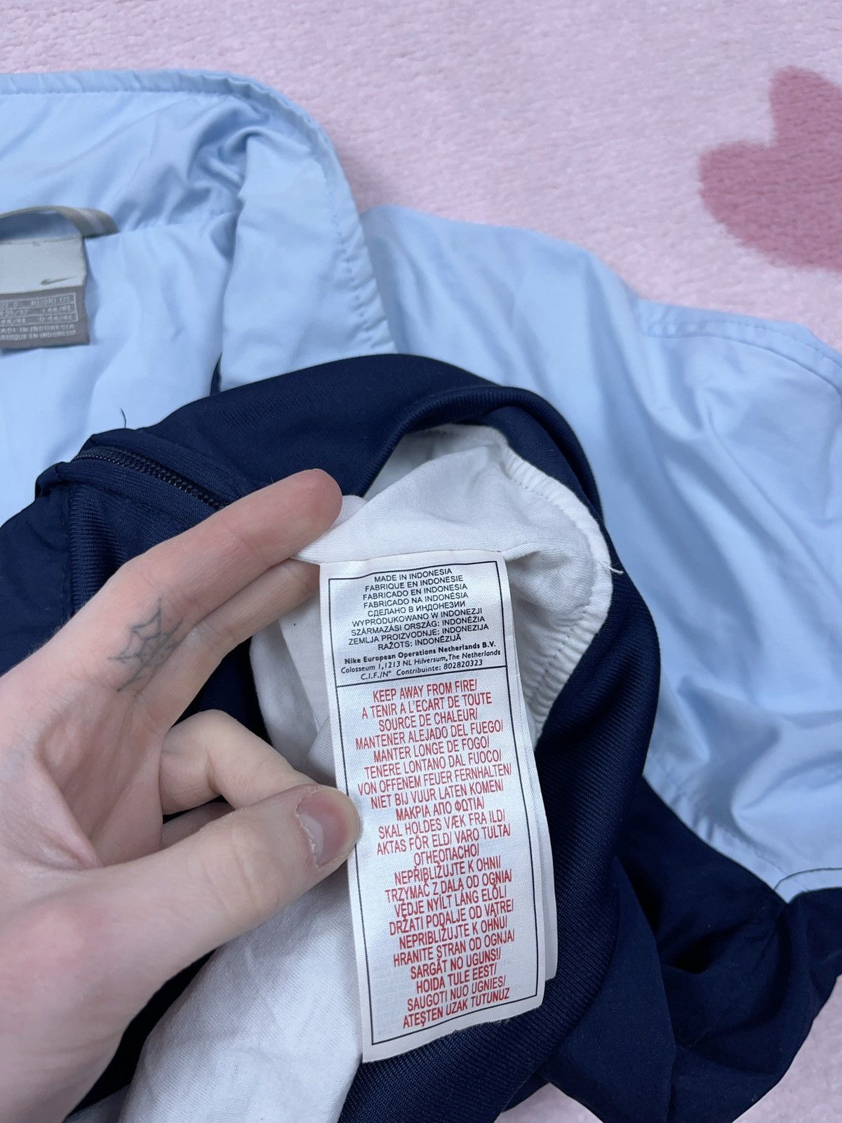 Nike × Vintage ➕ y2k vintage Nike baby blue light jacket essential Size US S / EU 44-46 / 1 - 7 Thumbnail