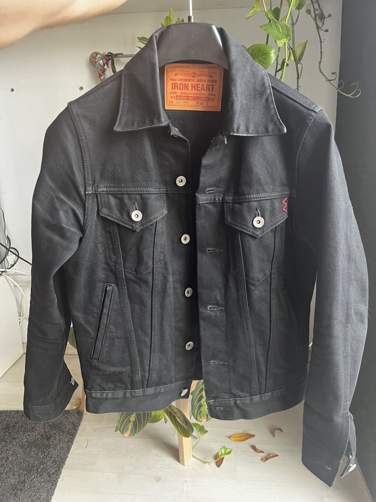 Iron Heart Iron Heart IHJ-86-BLK type 3 denim jacket Size US XS / EU 42 / 0 - 2 Thumbnail