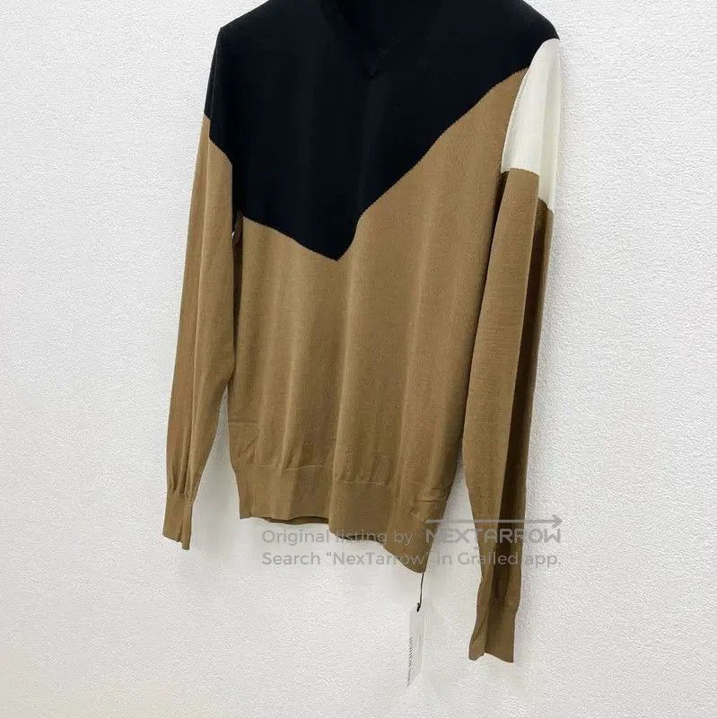 Neil Barrett NeIL BarreTT Color Block Wool Sweater . Size US L / EU 52-54 / 3 - 3 Thumbnail