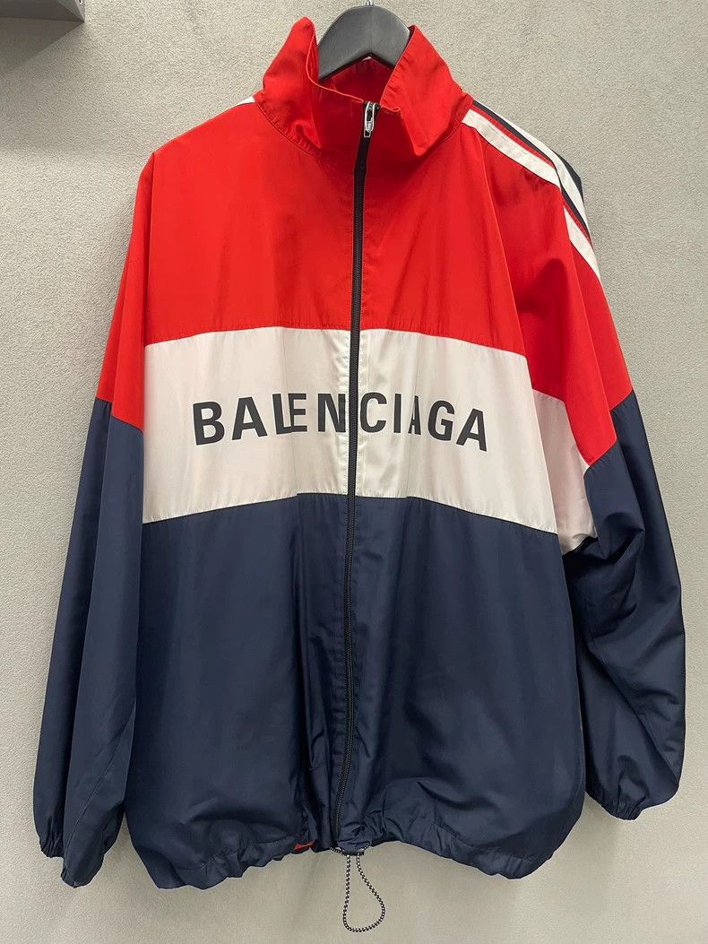 Balenciaga Balenciaga size 38 Color Block Windbreaker Jacket Size M / US 6-8 / IT 42-44 - 1 Thumbnail