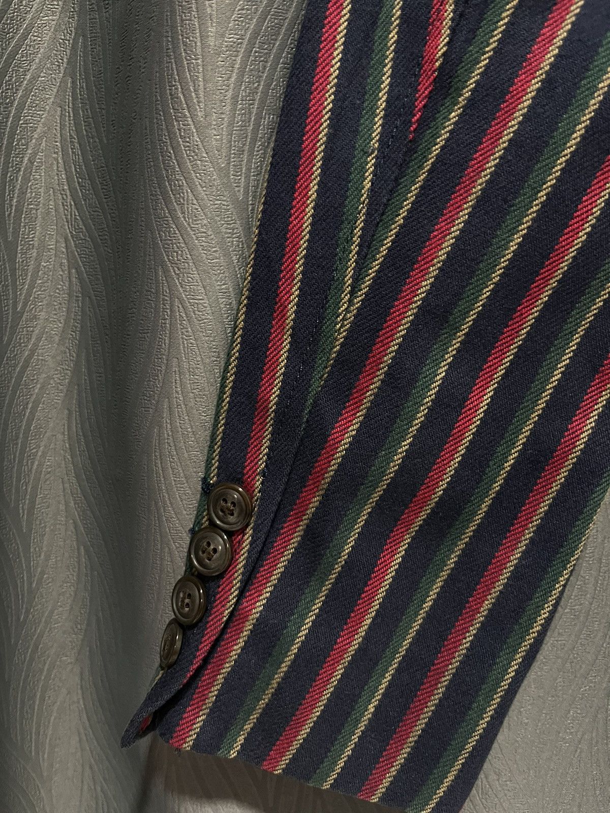 Japanese Brand × URBAN RESEARCH DOORS Urban Research Multicolor Stripes Herringbone Twill Blazer Size S / US 4 / IT 40 - 5 Thumbnail