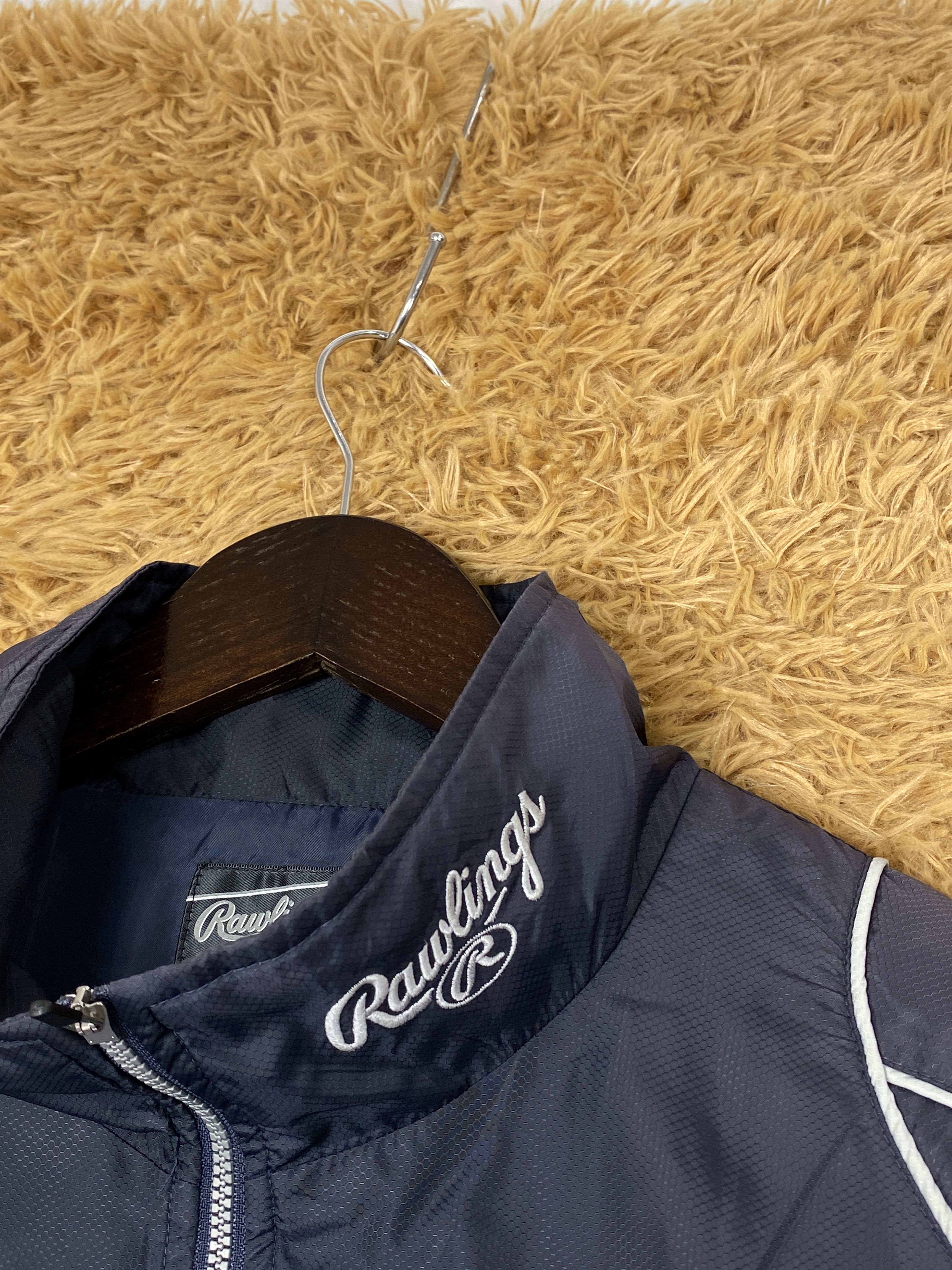 MLB Vintage Rawlings Windbreaker Jacket J2211 Size US M / EU 48-50 / 2 - 4 Thumbnail
