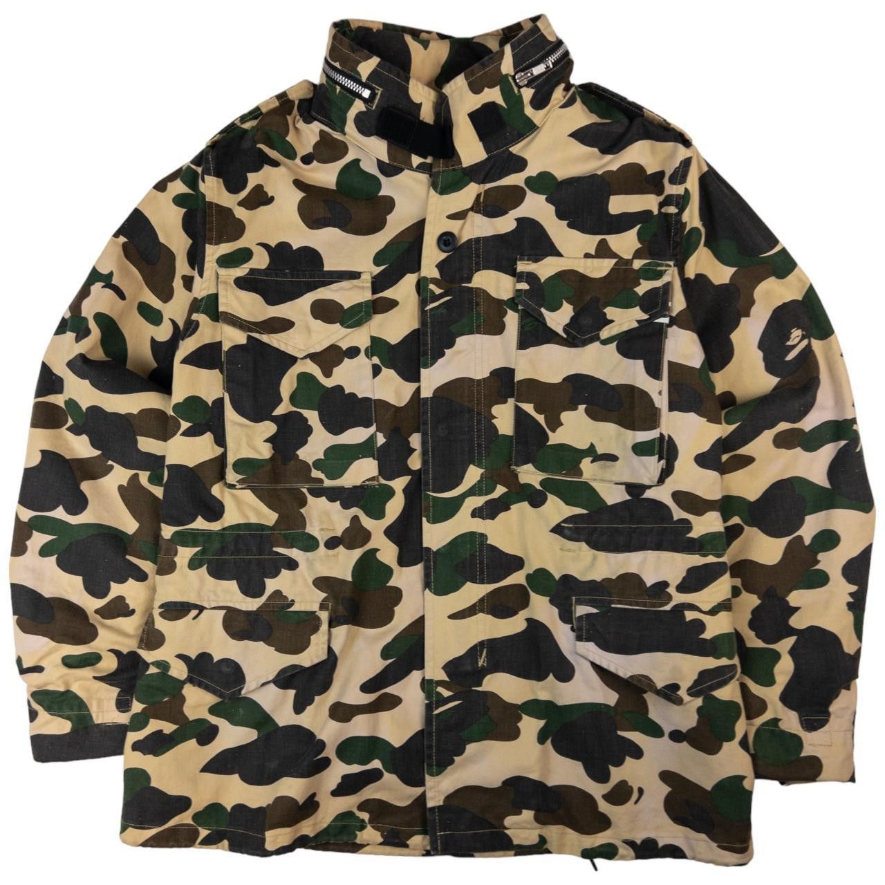 Bape Vintage Bape Adjustable Camo Zip Up Jacket Size M Size US M / EU 48-50 / 2 - 3 Thumbnail