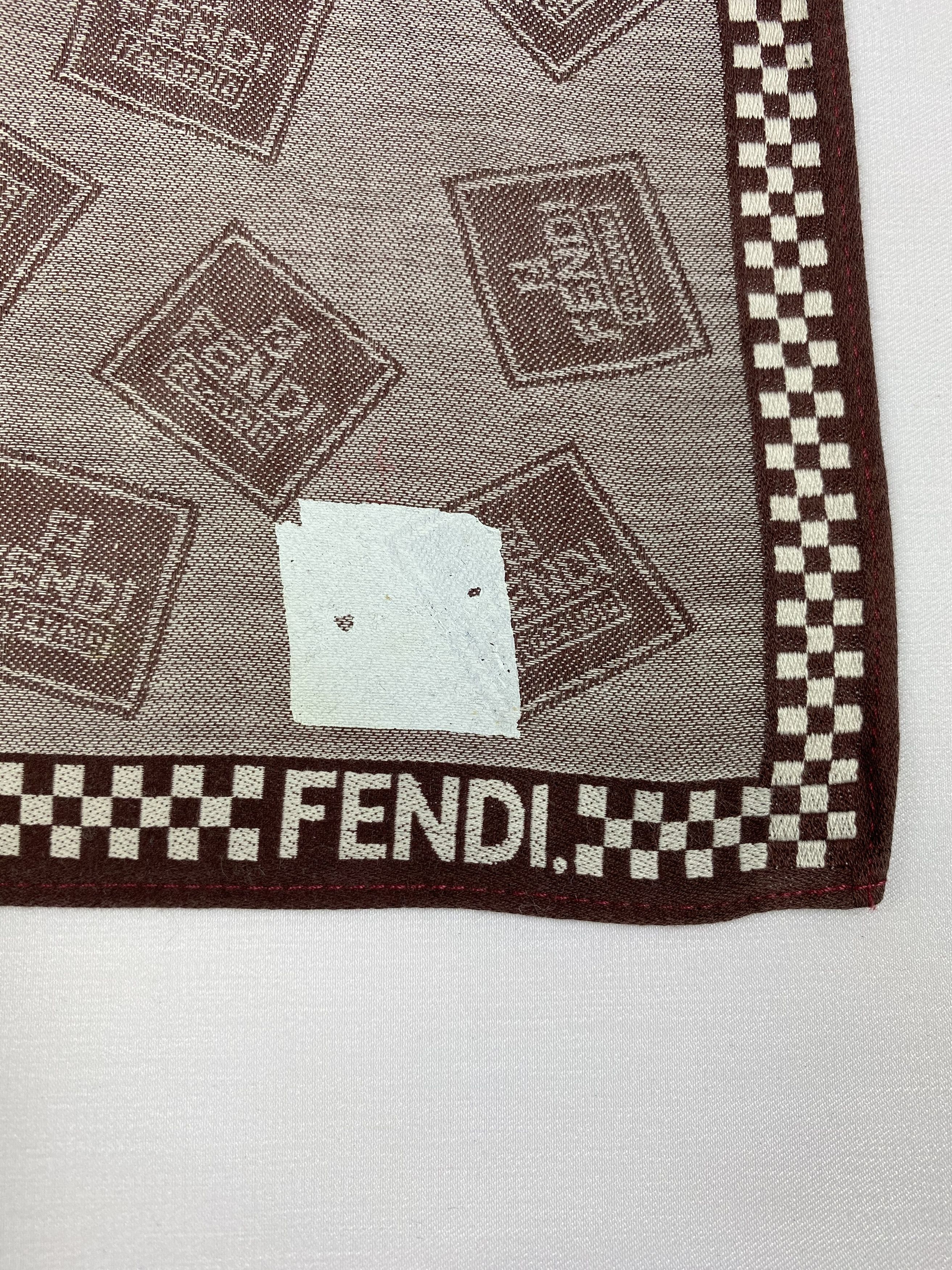 Vintage Fendi Handkerchief / Bandana / Neckerchief A814 Size ONE SIZE - 5 Thumbnail