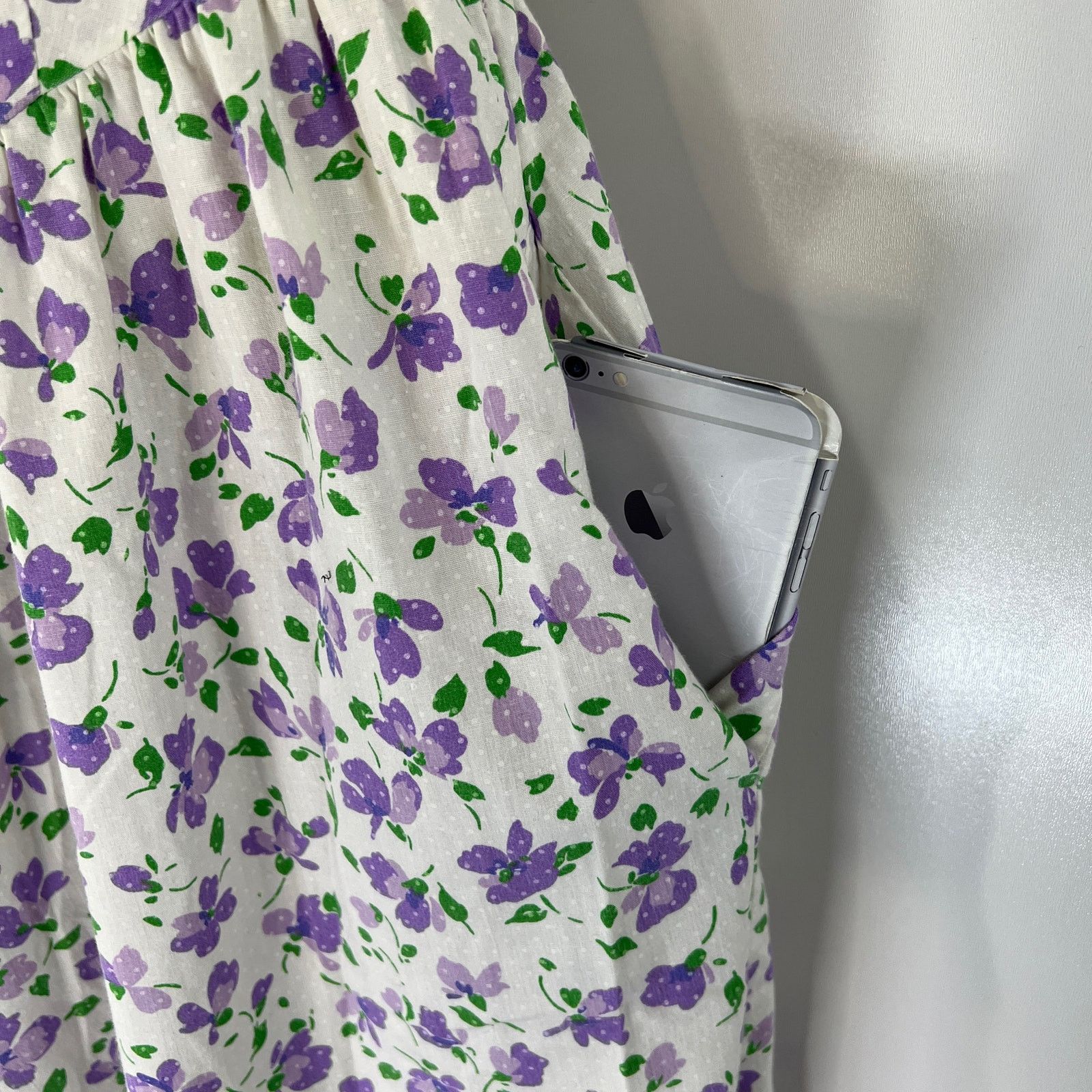 Vintage Vintage 80s Floral Midi Dress Bedford Fair Size S / US 4 / IT 40 - 10 Thumbnail