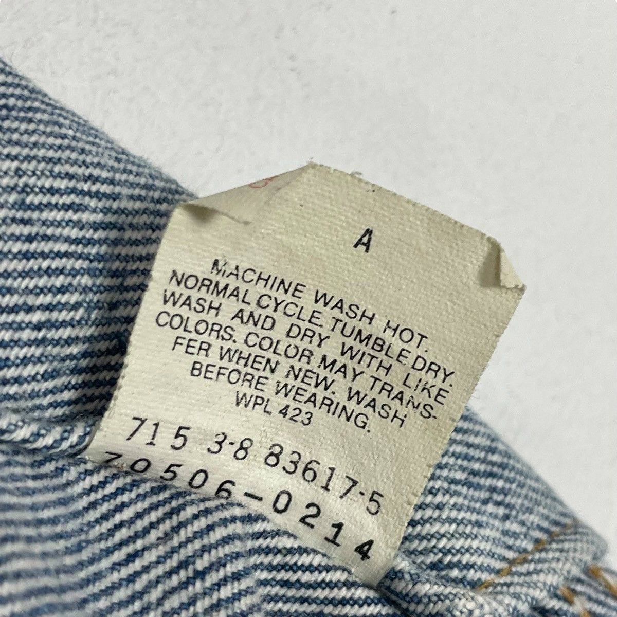 Levi's Vintage 90s Levis Denim Jacket Trucker Jacket Up Levis Brand Size S / US 4 / IT 40 - 12 Thumbnail