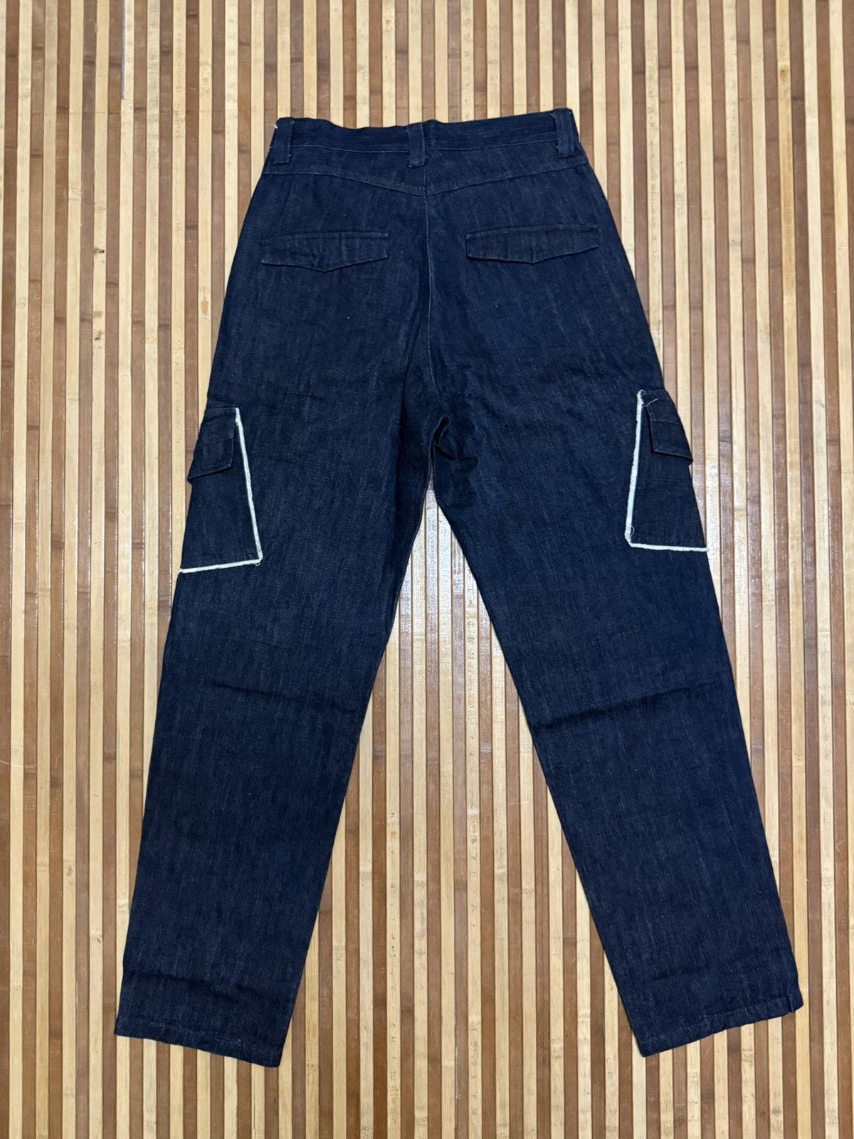 Japanese Brand Japanese Brand Denim Cargo Pants / Streetwear / W31x32 Size US 31 - 4 Thumbnail