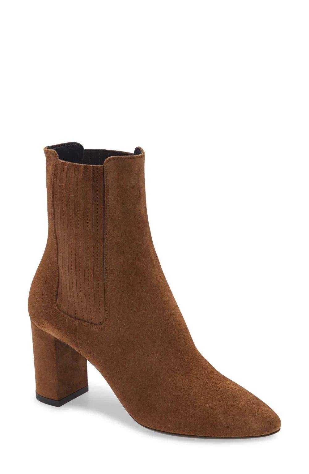 Saint Laurent Paris o1s1wg111024 Lou Chelsea Boots in Suede in Brown Size US 5.5 / IT 35.5 - 2 Thumbnail