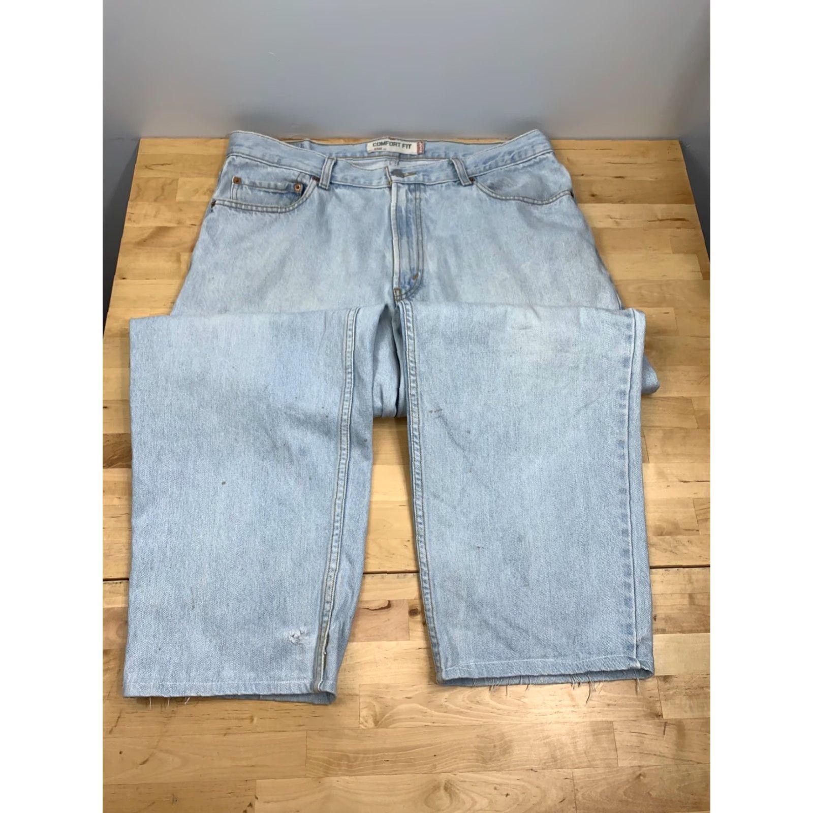 Levi's Levis 560 Mens Comfort Fit 36x28 Denim Jeans Loose Distress #4697 Size US 36 / EU 52 - 2 Thumbnail