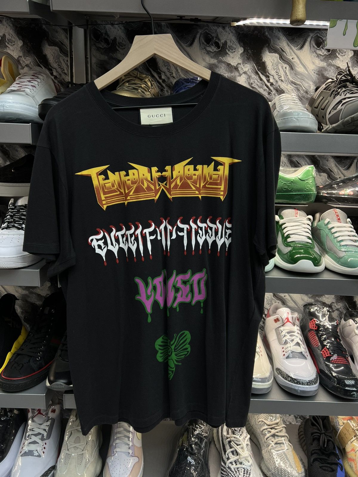 Gucci Gucci Metal Black Tee Size US XL / EU 56 / 4 - 1 Thumbnail
