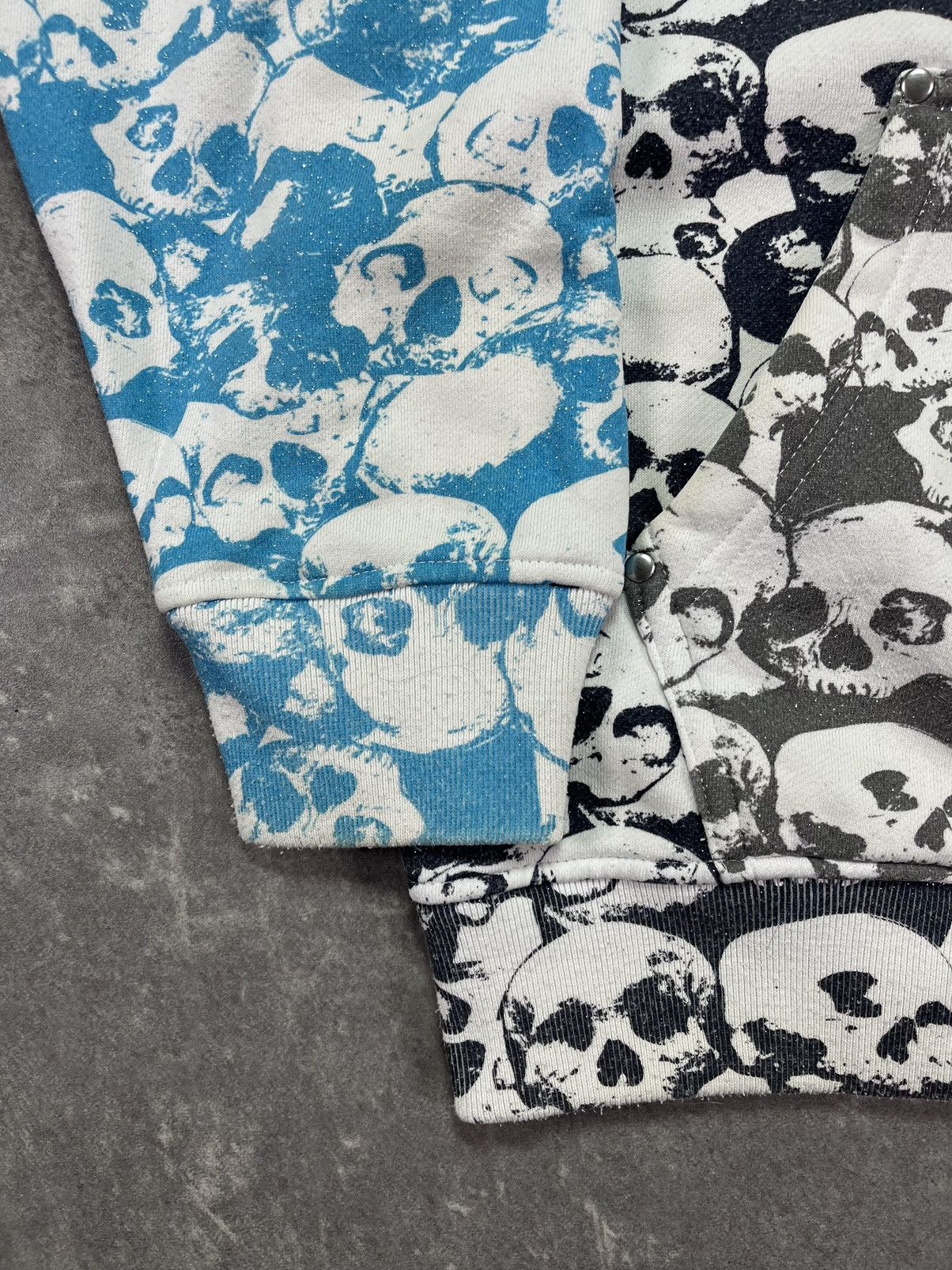 G-Unit G-Unit Rare AOP Skulls Printed Baggy Zip Hoodie XL XXL Size US XL / EU 56 / 4 - 4 Thumbnail