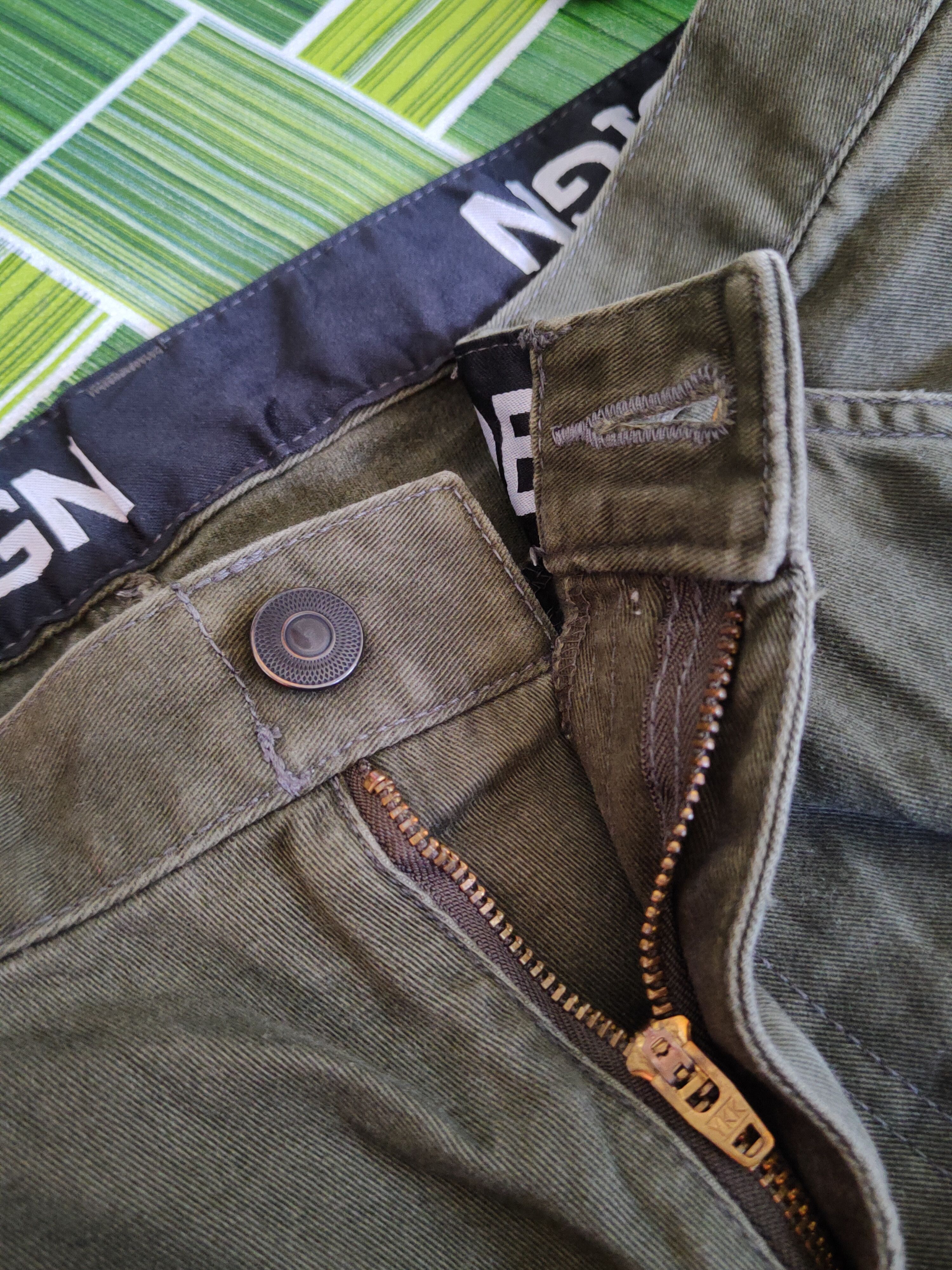 Japanese Brand TS Design Dark Olive Multipocket Tactical Cargo Pants #S1345 Size US 32 / EU 48 - 15 Thumbnail