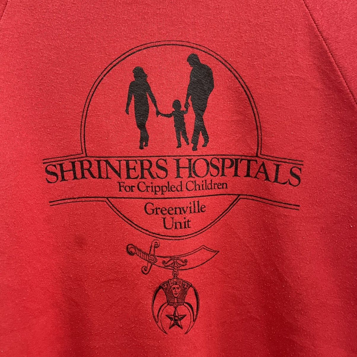 Vintage 🔥Vintage 80s Shriners Hospital Greenville Unit Sweatshirts Size US XXS / EU 40 - 4 Thumbnail