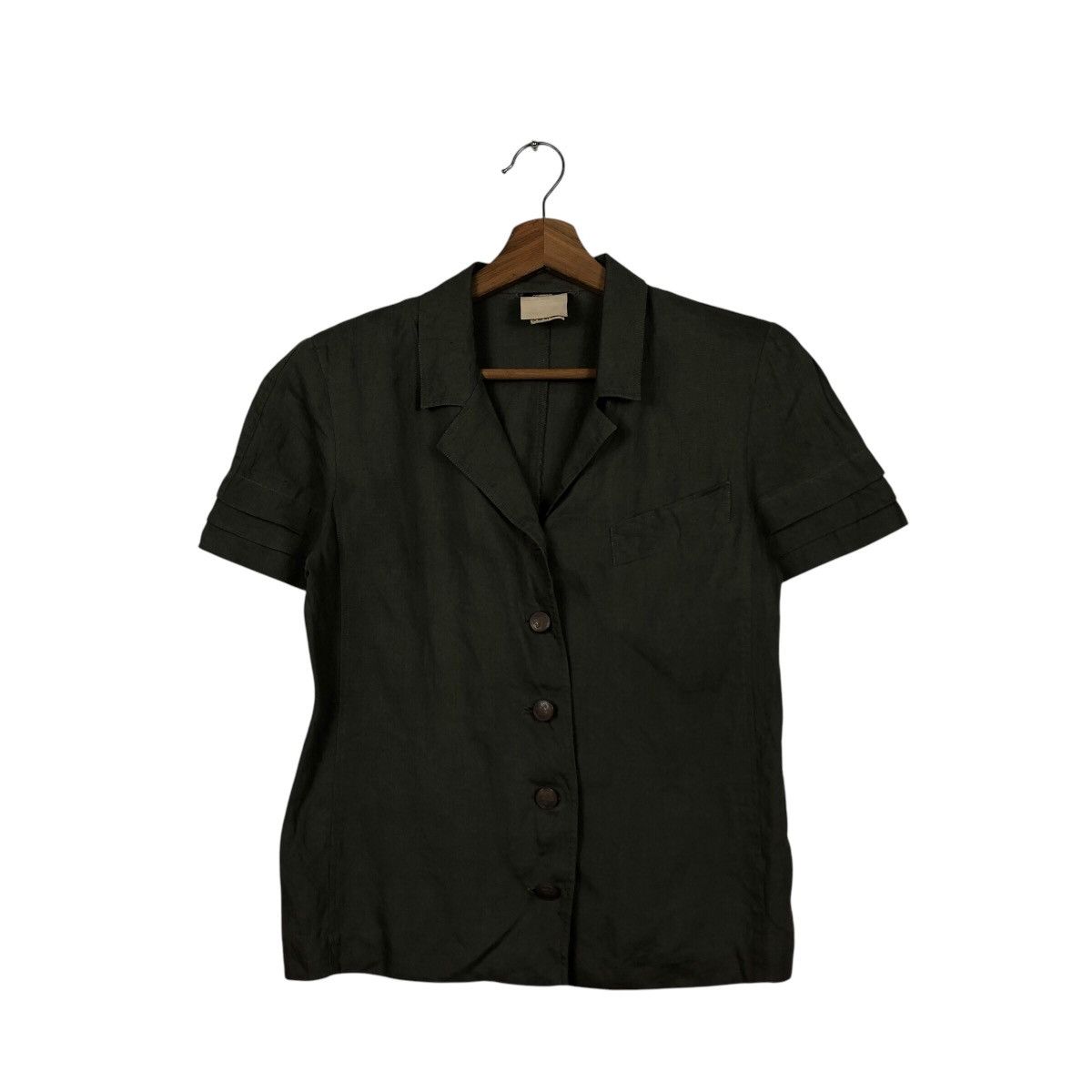 Fendi 📌Vintage Fendi Short Sleeve Shirt Jacket Size US M / EU 48-50 / 2 - 2 Thumbnail