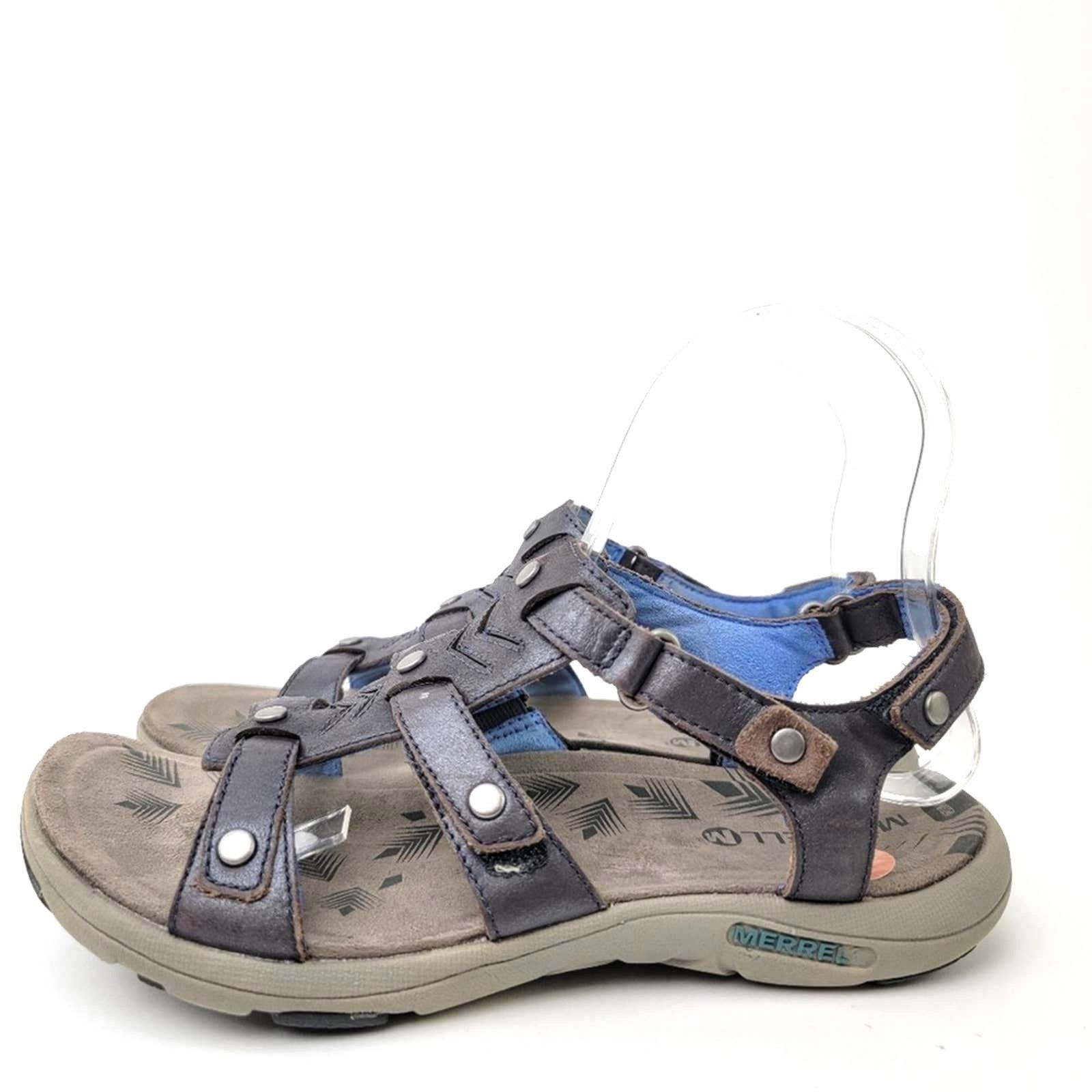 Merrell Merrell Cement Adhera Leather Hiking Sandals - 7 Size US 7 / IT 37 - 1 Thumbnail