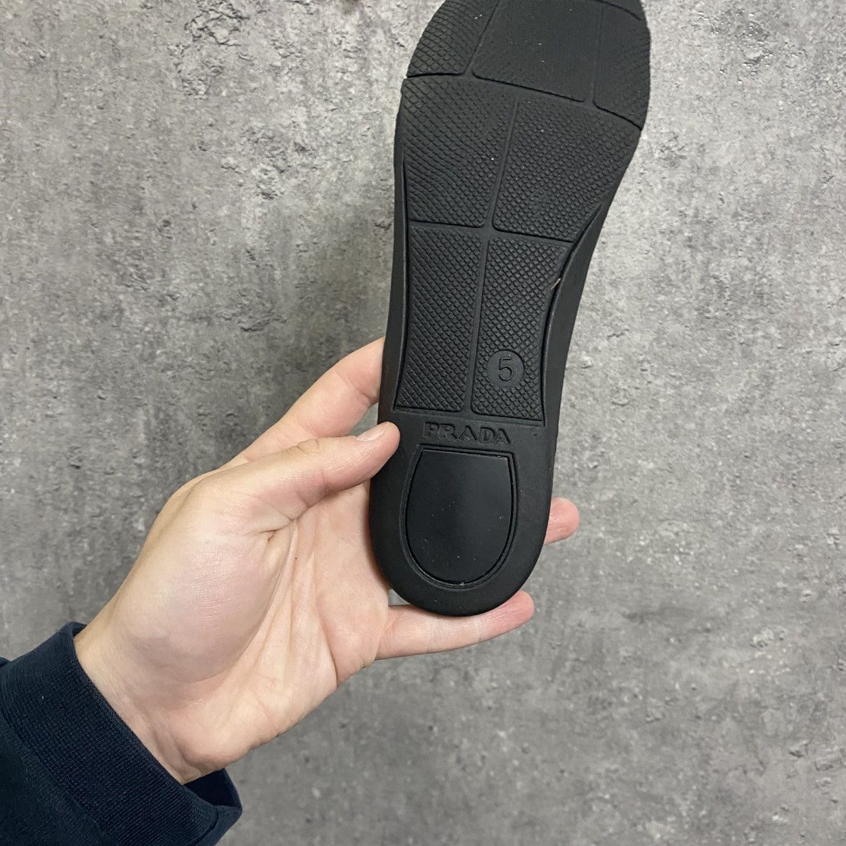 Prada Vintage Prada Shoes Trainers Slip On Sneakers Black Y2K Size US 5 / EU 37 - 13 Thumbnail