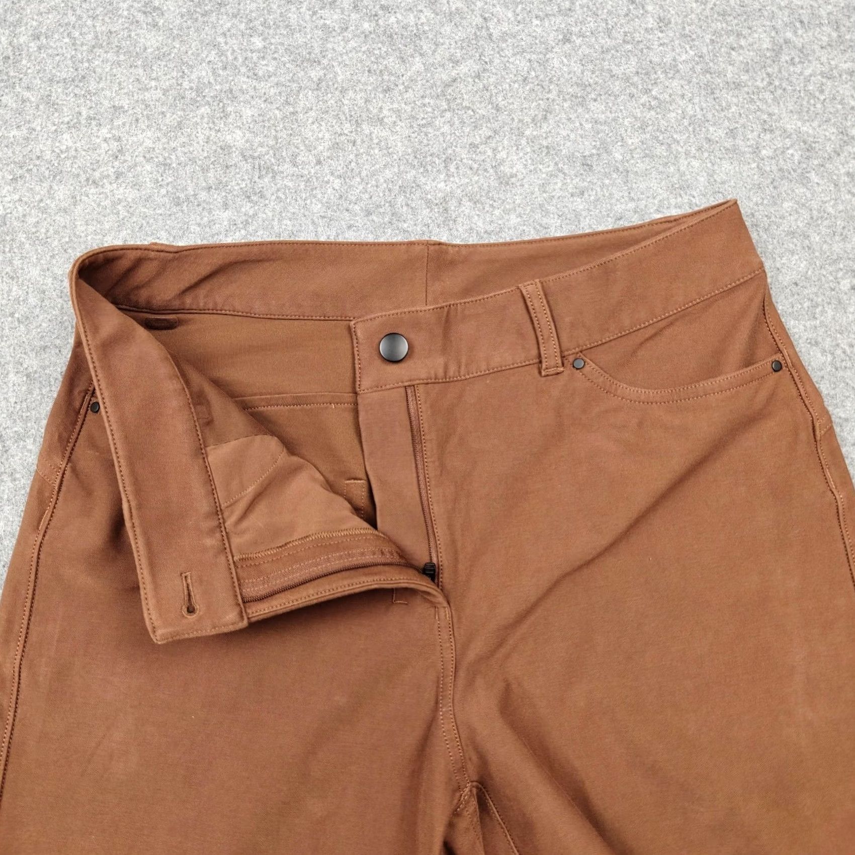 Lululemon Lululemon Pants Womens 29 Brown Relaxed Fit Canvas Wide Leg Chino 5 Pocket Size 29" - 2 Thumbnail