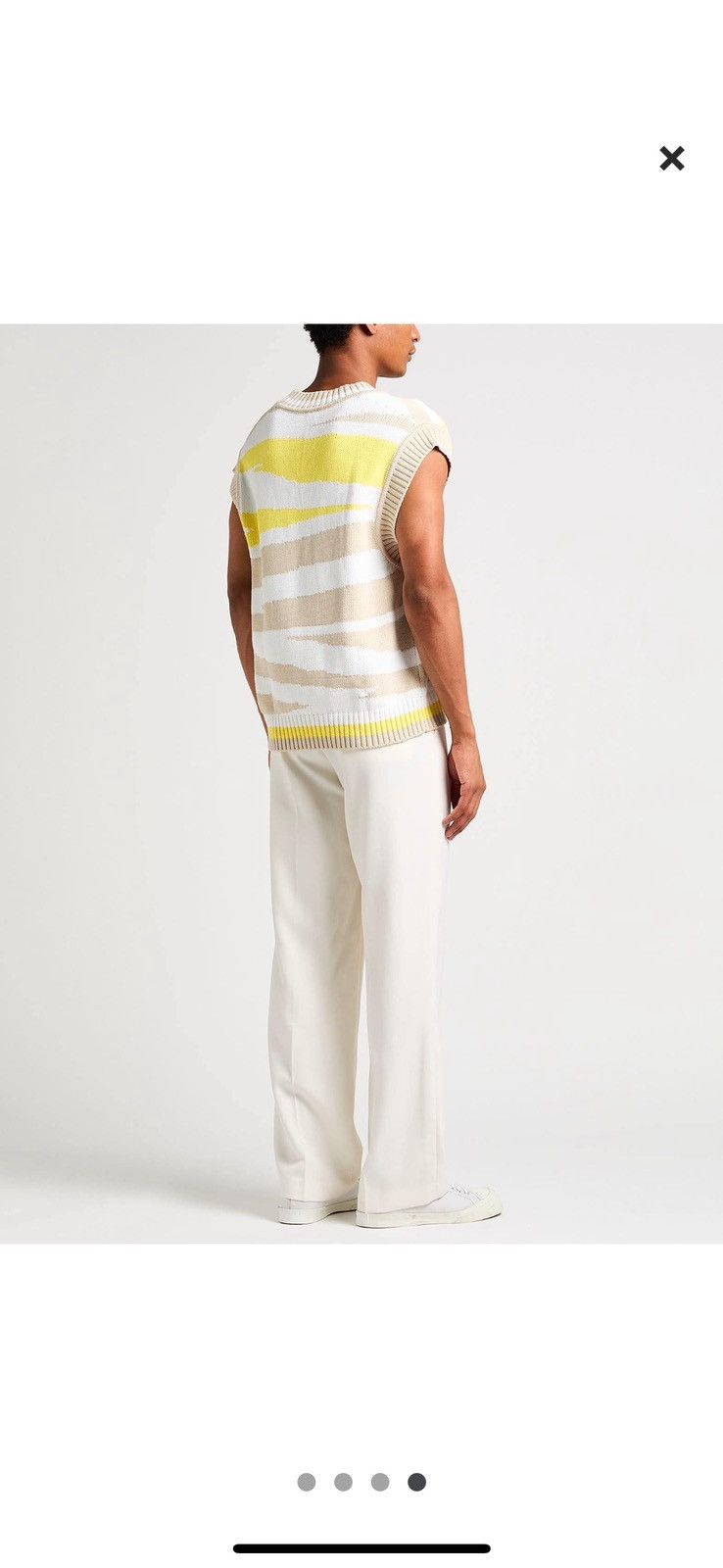 Missoni BNWT $925 sleeveless cotton sweater Size US L / EU 52-54 / 3 - 2 Thumbnail