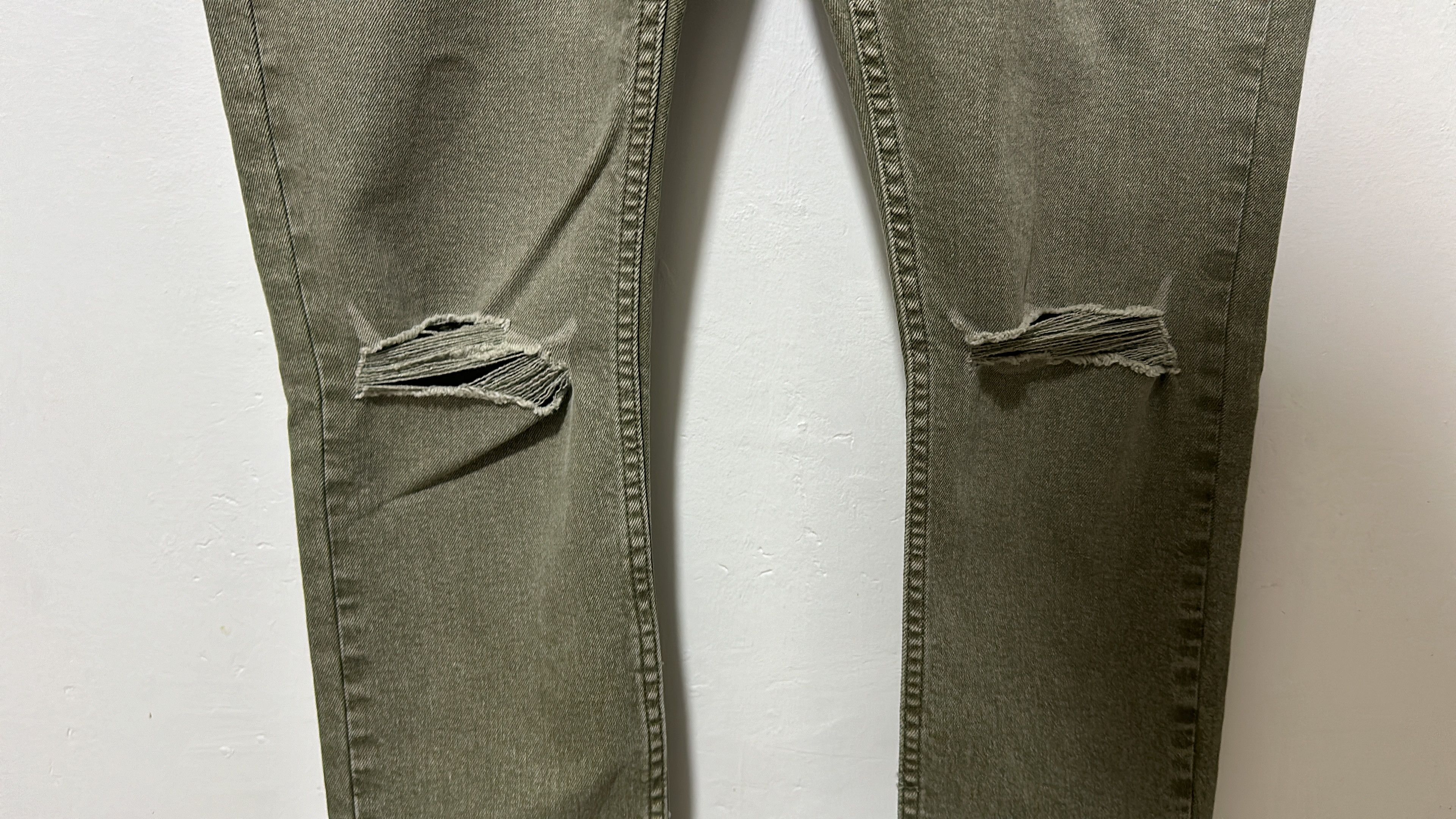 Ksubi Van Winkle Outback Ripped Recycled Cotton Blend Skinny Jeans Size US 32 / EU 48 - 5 Thumbnail