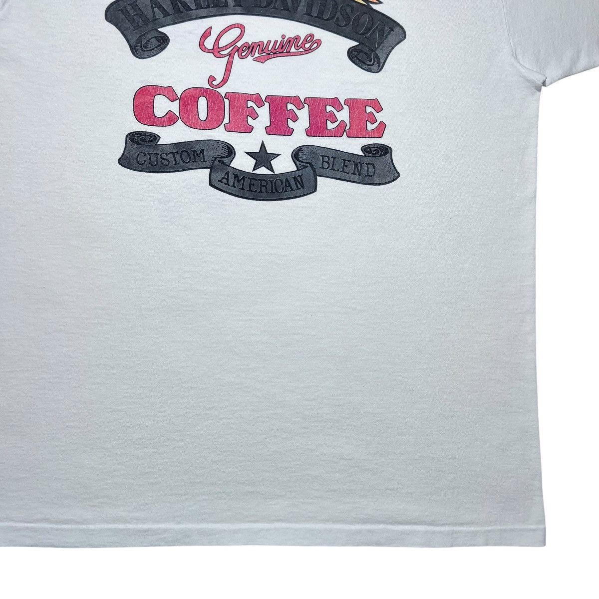 Harley Davidson 93 Harley Davidson Genuine Coffee Custom American Blend Tee Size US XL / EU 56 / 4 - 7 Thumbnail