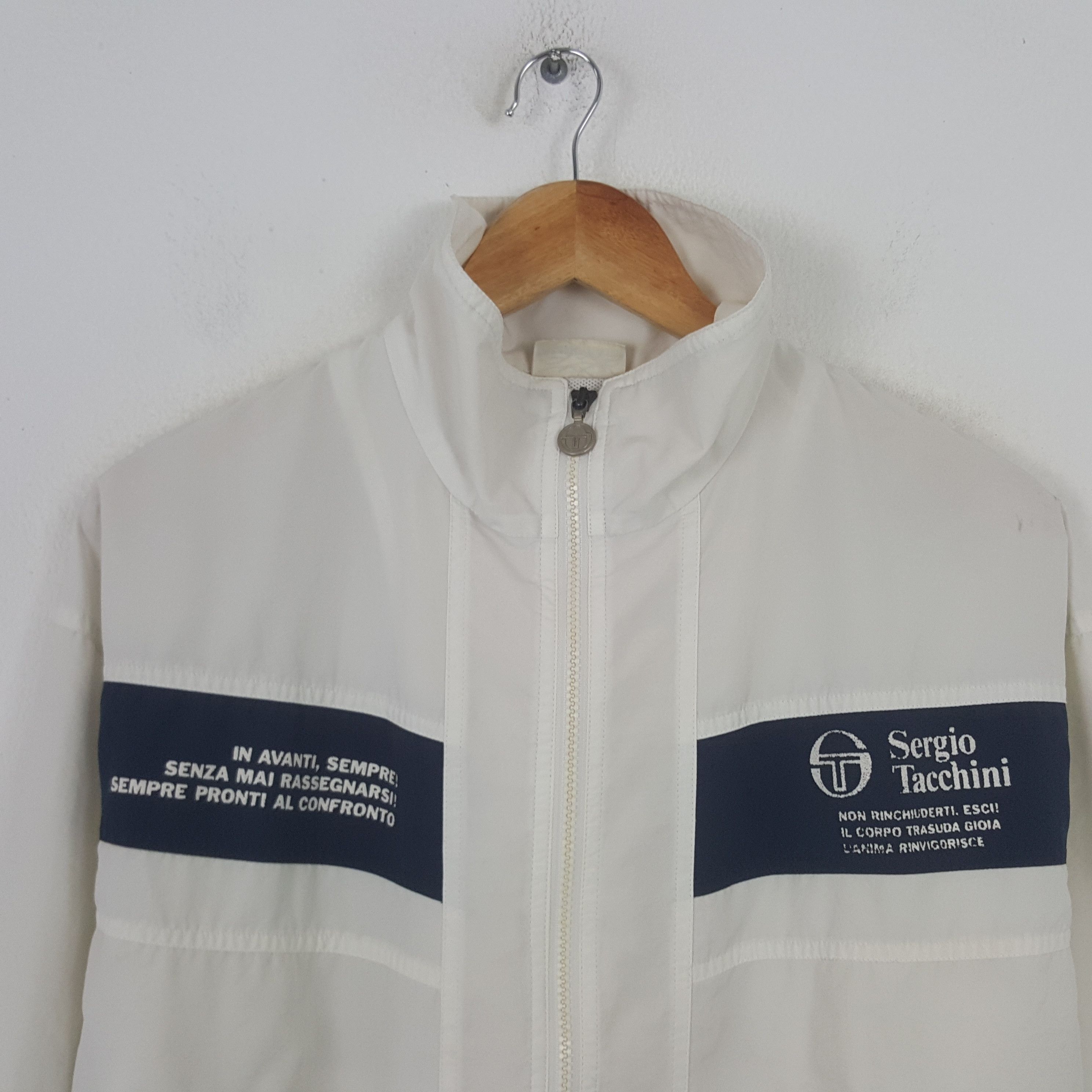 Sergio Tacchini Vintage Sergio Tachini Italian Tennis Sports Jacket RR4 Size US L / EU 52-54 / 3 - 2 Thumbnail