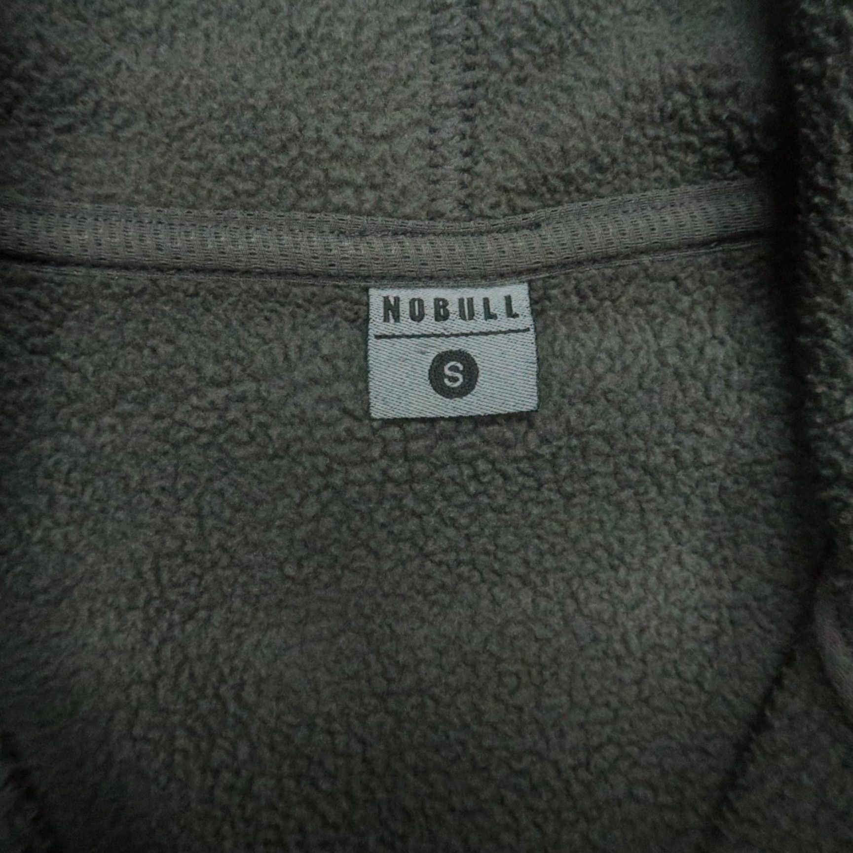 Vintage Nobull Hoodie Mens Small Gray Full Zip Fleece Hooded Pockets Size US S / EU 44-46 / 1 - 3 Thumbnail