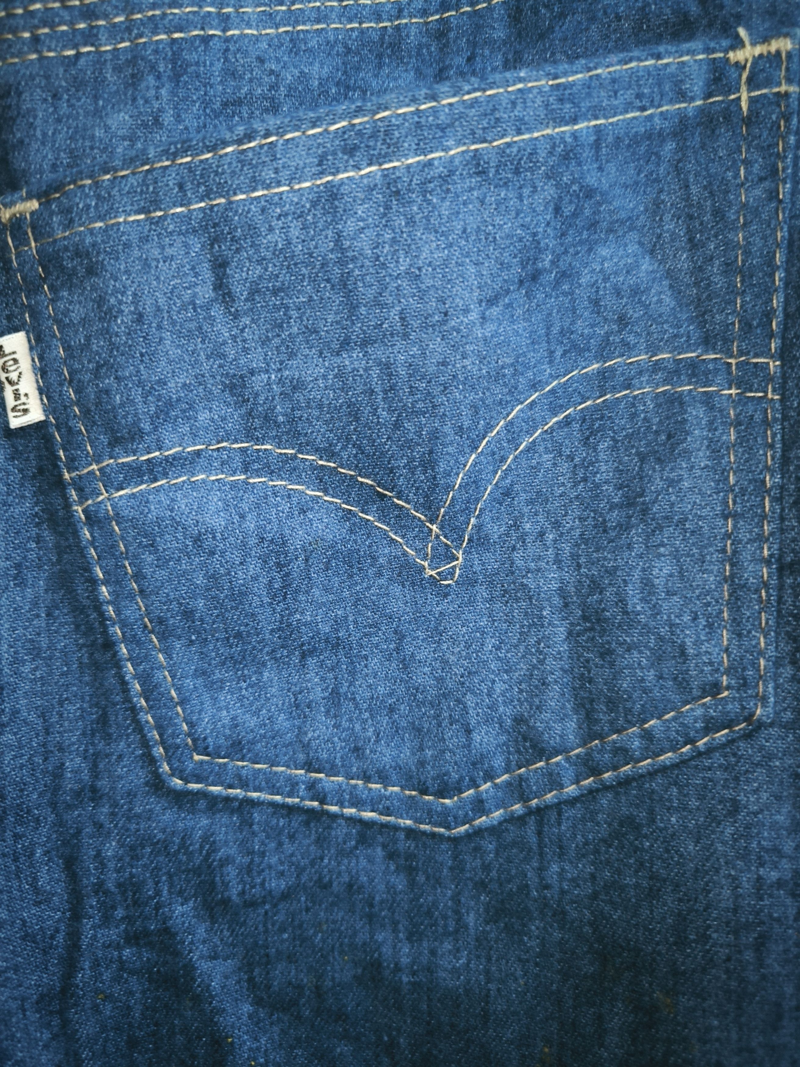 Levi's 70s Gals Bell Bottom Wide Leg Size 27" / US 4 / IT 40 - 13 Thumbnail