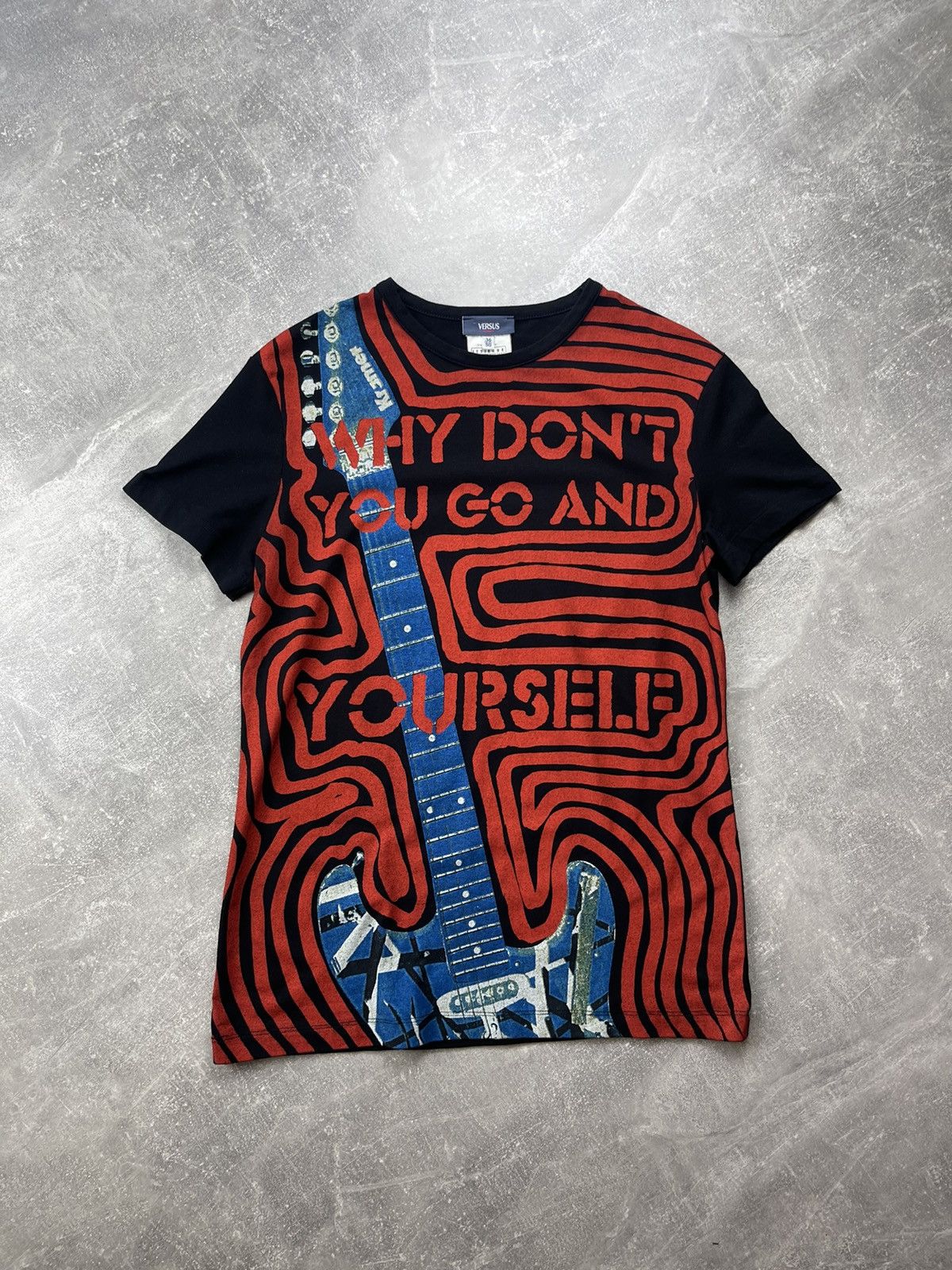 Versus Versace Versus Versace "Why Don’t You Go And Yourself" T-Shirt Size US M / EU 48-50 / 2 - 2 Thumbnail