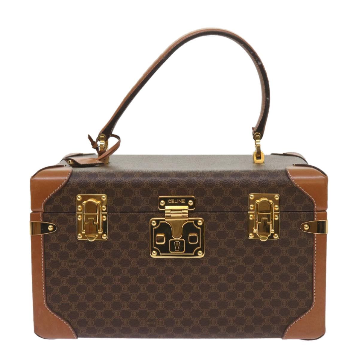 image of Celine Vanity Handbag in Brown, Women's