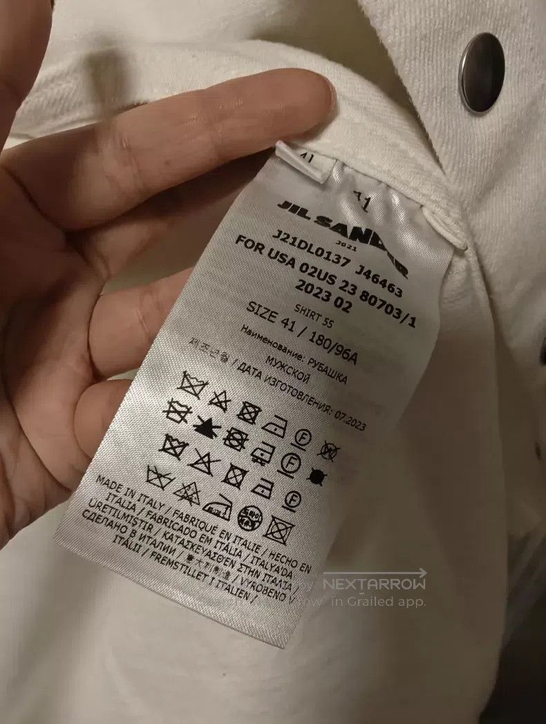 Jil Sander Jil Sander size 42 Men's White Shirt Long Sleeve Jacket Size US XS / EU 42 / 0 - 7 Thumbnail
